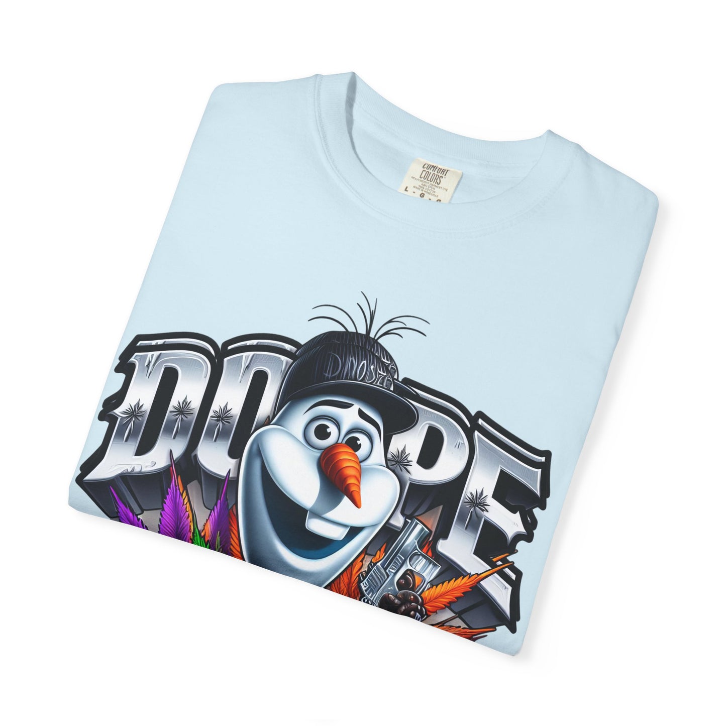 Dope Character Graphic Tee, Unisex T-Shirt for Casual Wear, Perfect Gift for Car Lovers, Cartoon Fan Apparel, Unique Statement Piece, 420, Cannabis