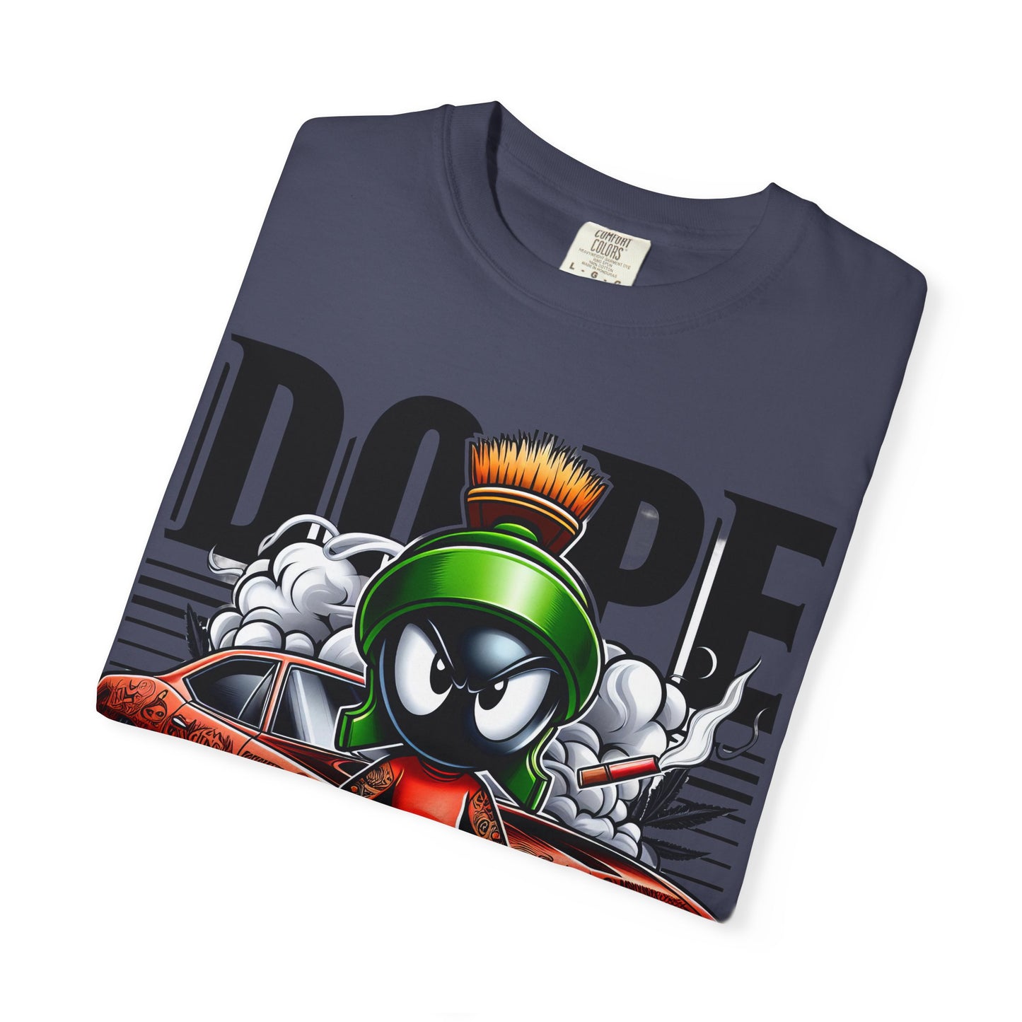 Dope Marvin the Martian Unisex T-shirt, Retro Cartoon Tee, Streetwear Top, Gift for Fans, Casual Everyday Wear, Perfect for Parties, Cannabis, 420