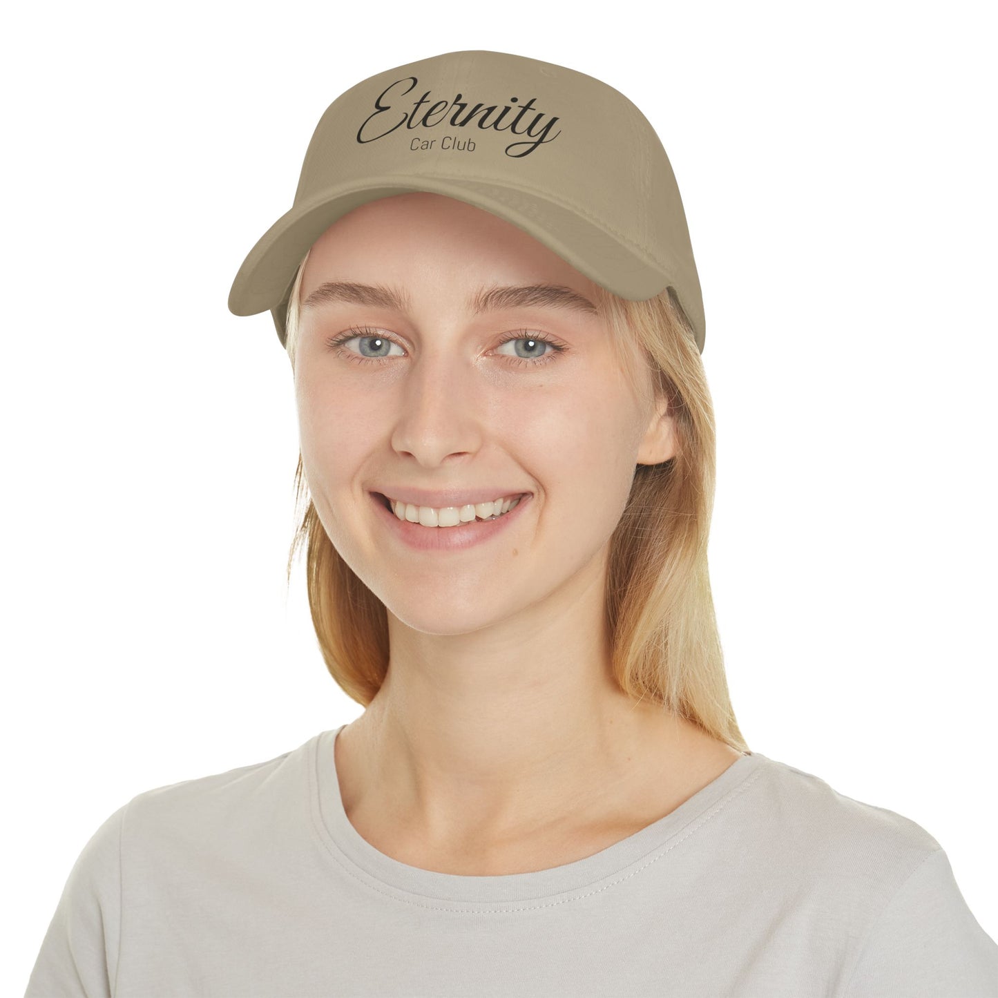 Eternity Car Club Low Profile Baseball Cap - Stylish Red Cap for Car Enthusiasts