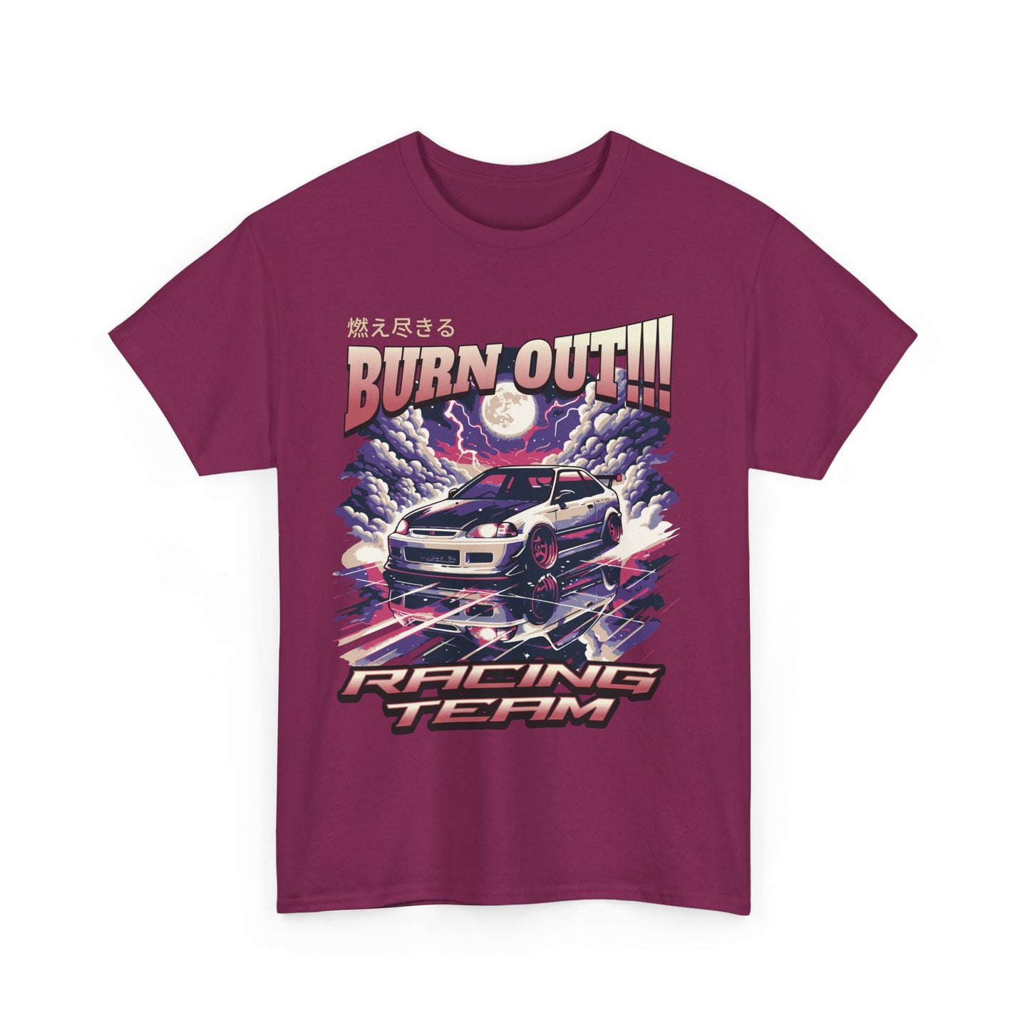 JDM Graphic Tee - Burn Out Racing
