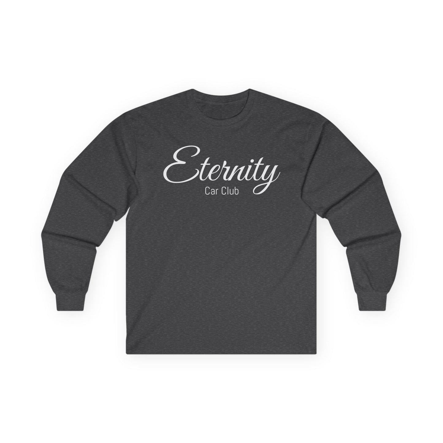 Eternity Car Club Unisex Long Sleeve Tee - Classic Cotton Crew for Car Enthusiasts