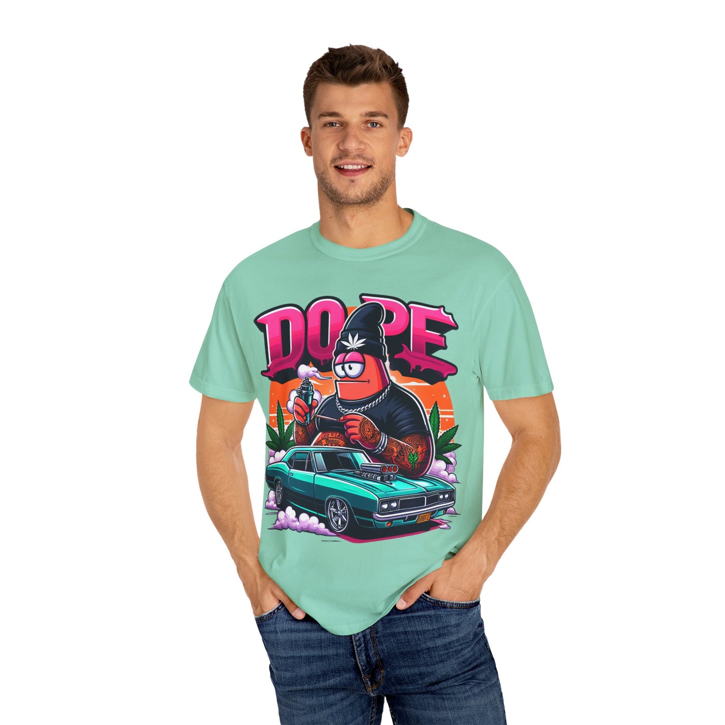 Dope Vibes Unisex T-shirt, Graphic Tee for Streetwear, Cool Casual Outfit, Gift for Artists, Hip Hop Culture Clothing, Cannabis, 420