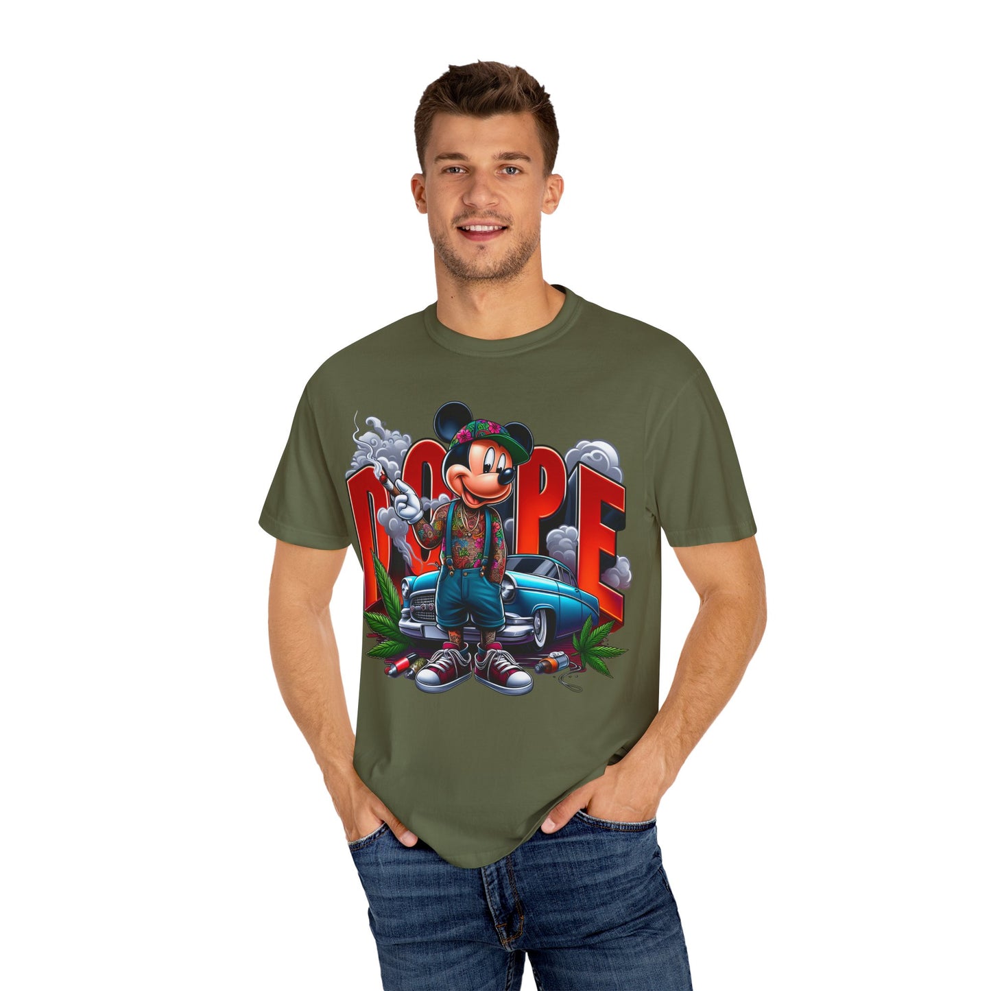 Cool Graphic T-Shirt, Streetwear Tee, Vintage Style Shirt, Gift for Him, Cartoon Art T-Shirt, Casual Wear, Unisex Fashion, 420, Cannabis