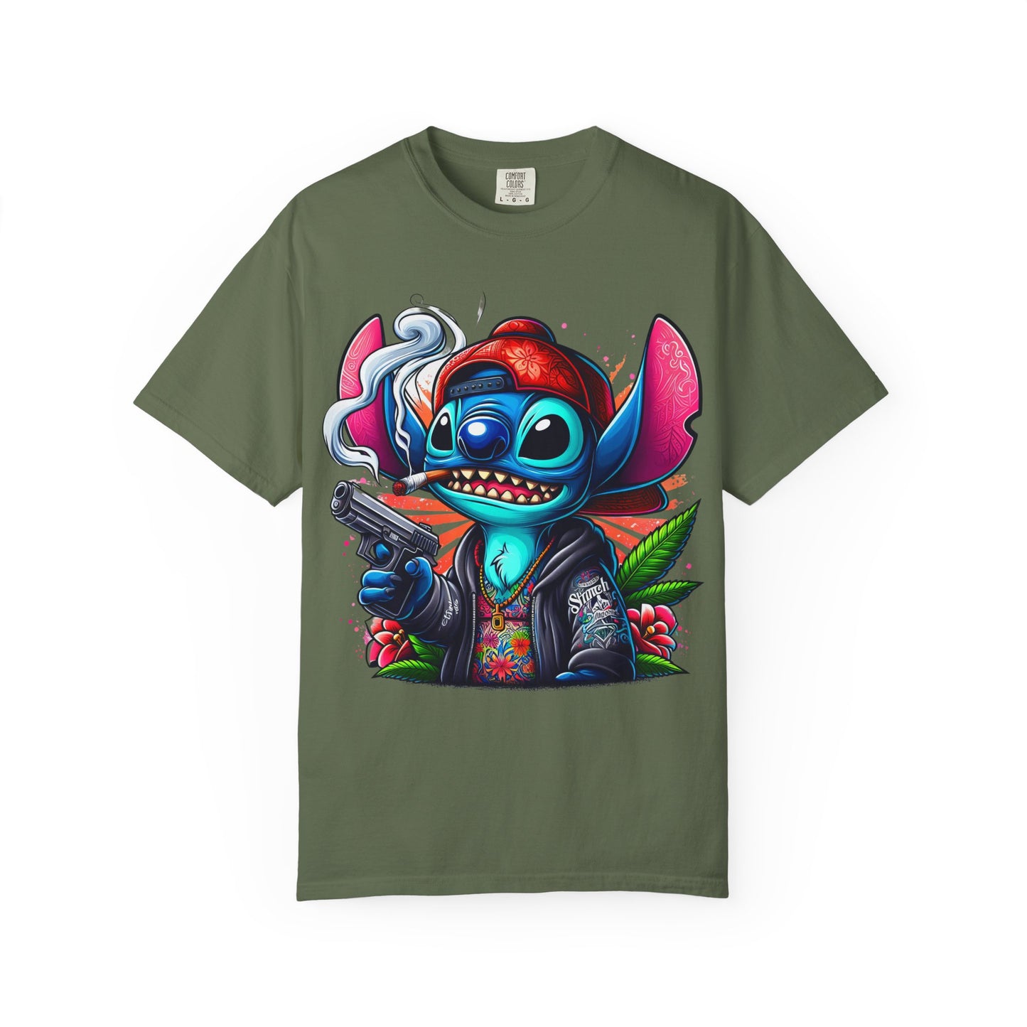 Vibrant Cartoon Graphic Tee, Unisex T-shirt, Casual Wear, Streetwear Style, Summer Fashion, Gift for Friends, Cannabis, 420