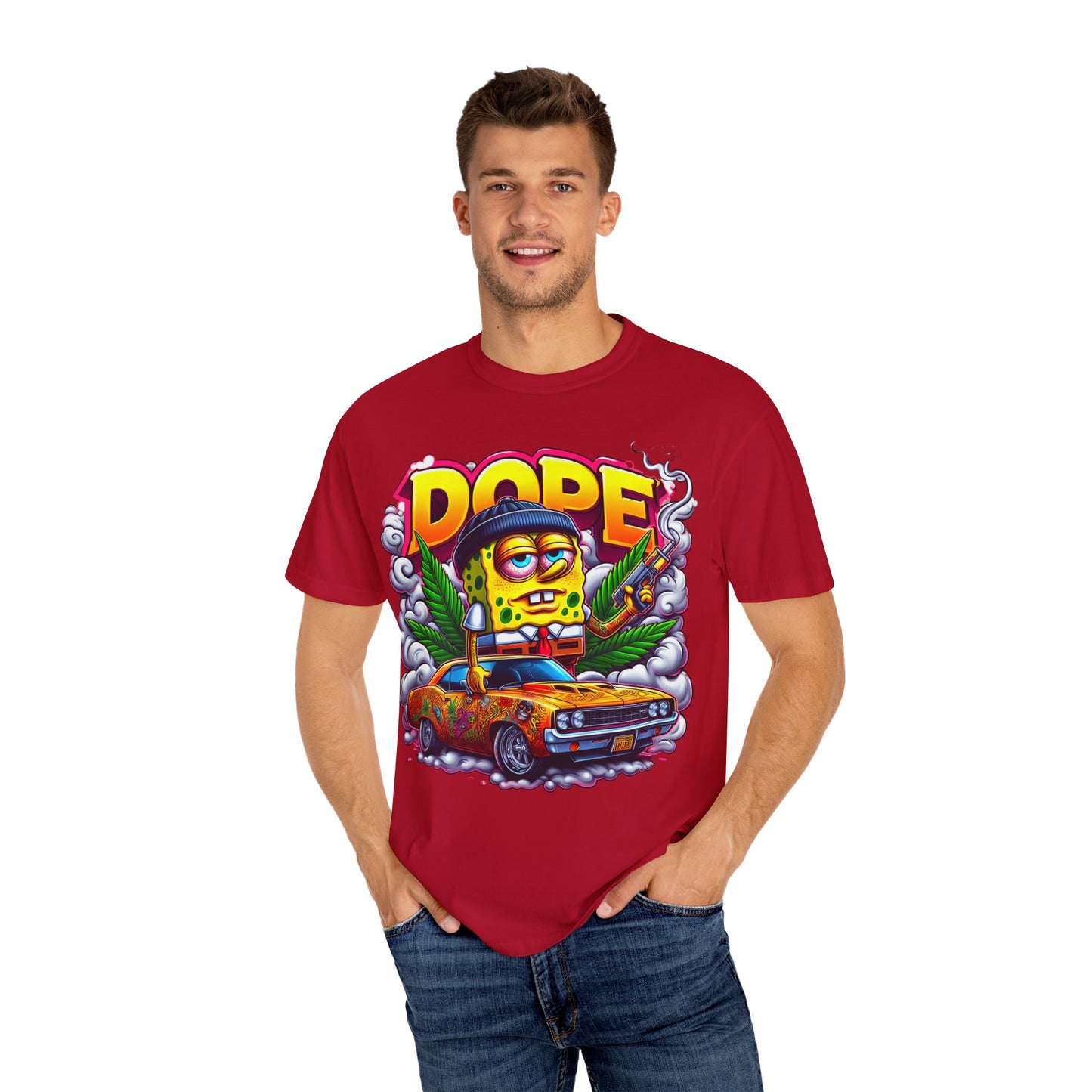 Vibrant Graphic Tee: Funky Cartoon T-Shirt, Unisex Fashion, Casual Wear, Gift for Friends, Streetwear Style, Cool Graphic Tee, 420, Cannabis