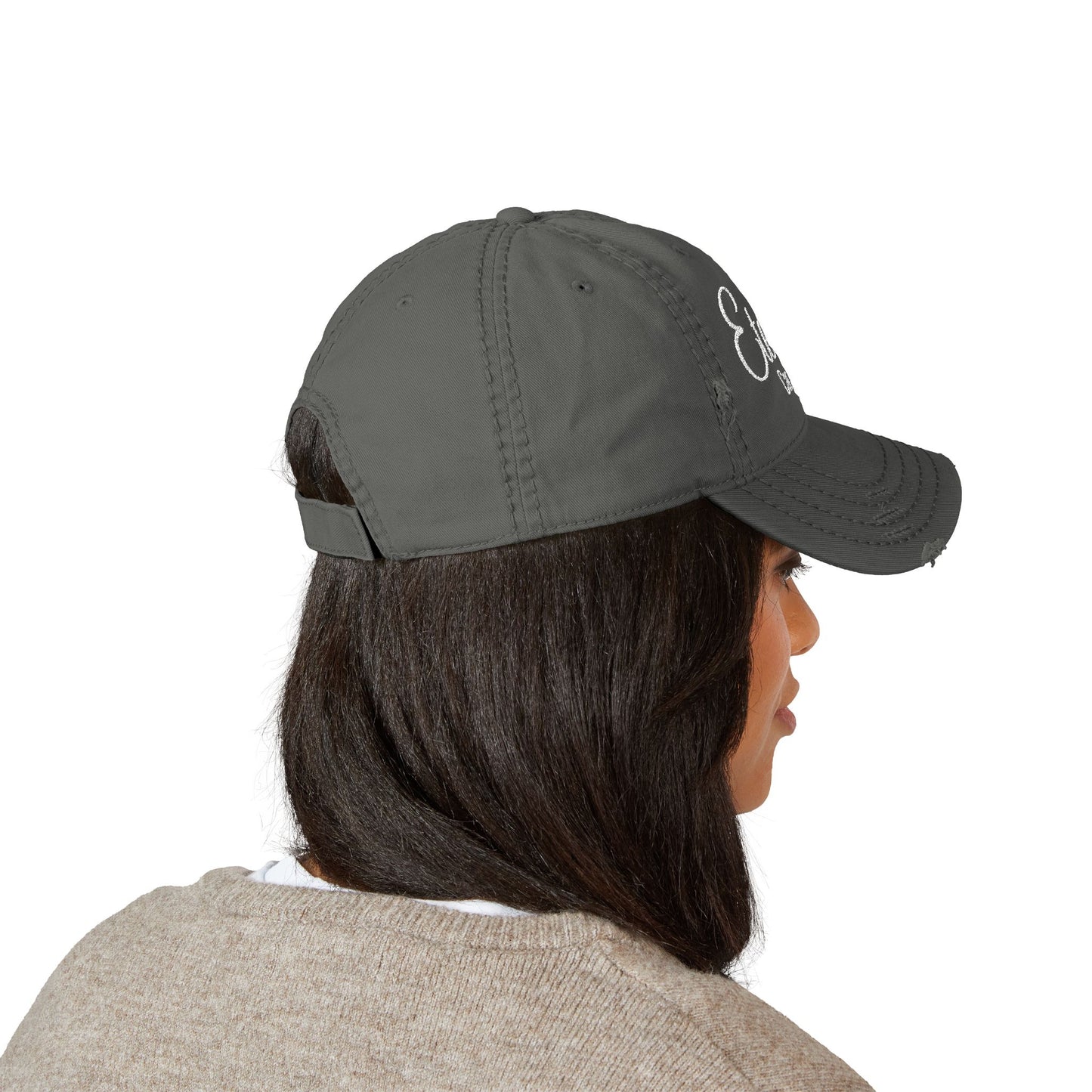Embroidered Trendy Distressed Dad Hat
