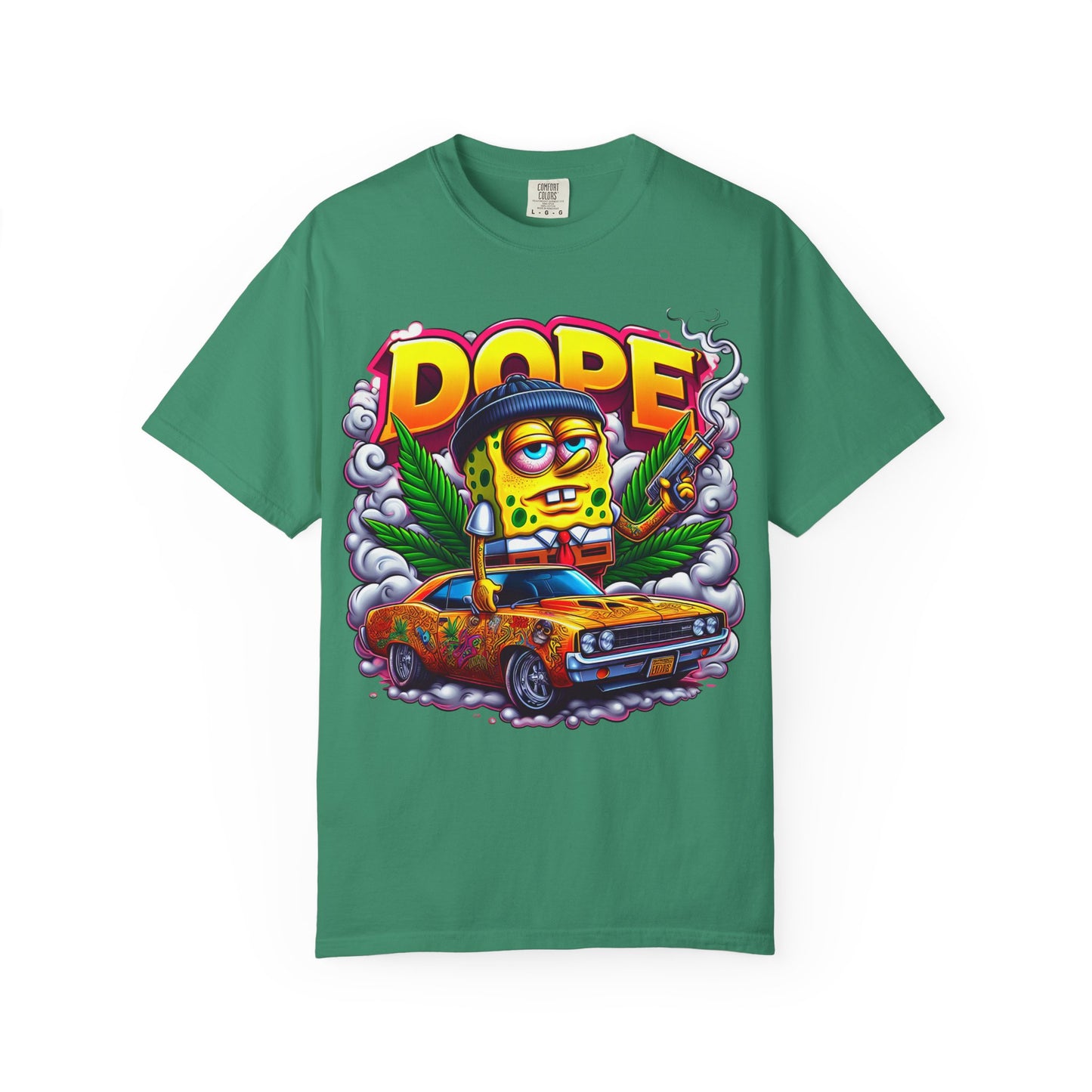 Vibrant Graphic Tee: Funky Cartoon T-Shirt, Unisex Fashion, Casual Wear, Gift for Friends, Streetwear Style, Cool Graphic Tee, 420, Cannabis