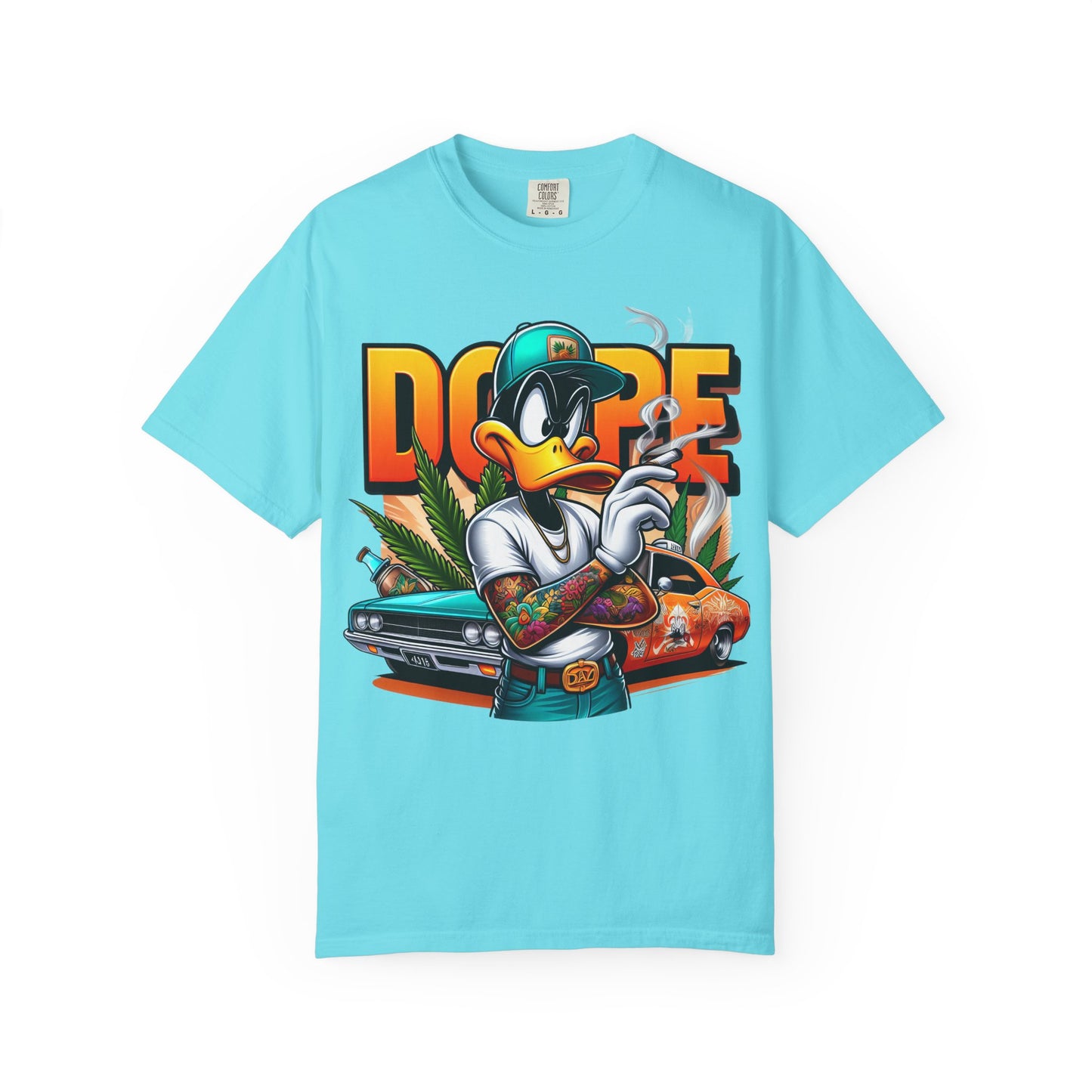 Dope Vibe Unisex Garment-Dyed T-Shirt | Streetwear Fashion, Casual Style, Hip Hop Merch, Graphic Tee, Cool Gift, Cannabis, 420
