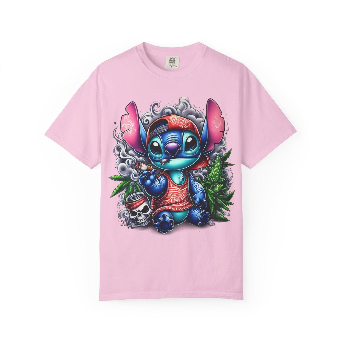 Vibrant Cartoon Character T-shirt, Fun Unisex Tee, Casual Streetwear, Gift for Teens, Summer Wardrobe Essential, Cannabis, 420