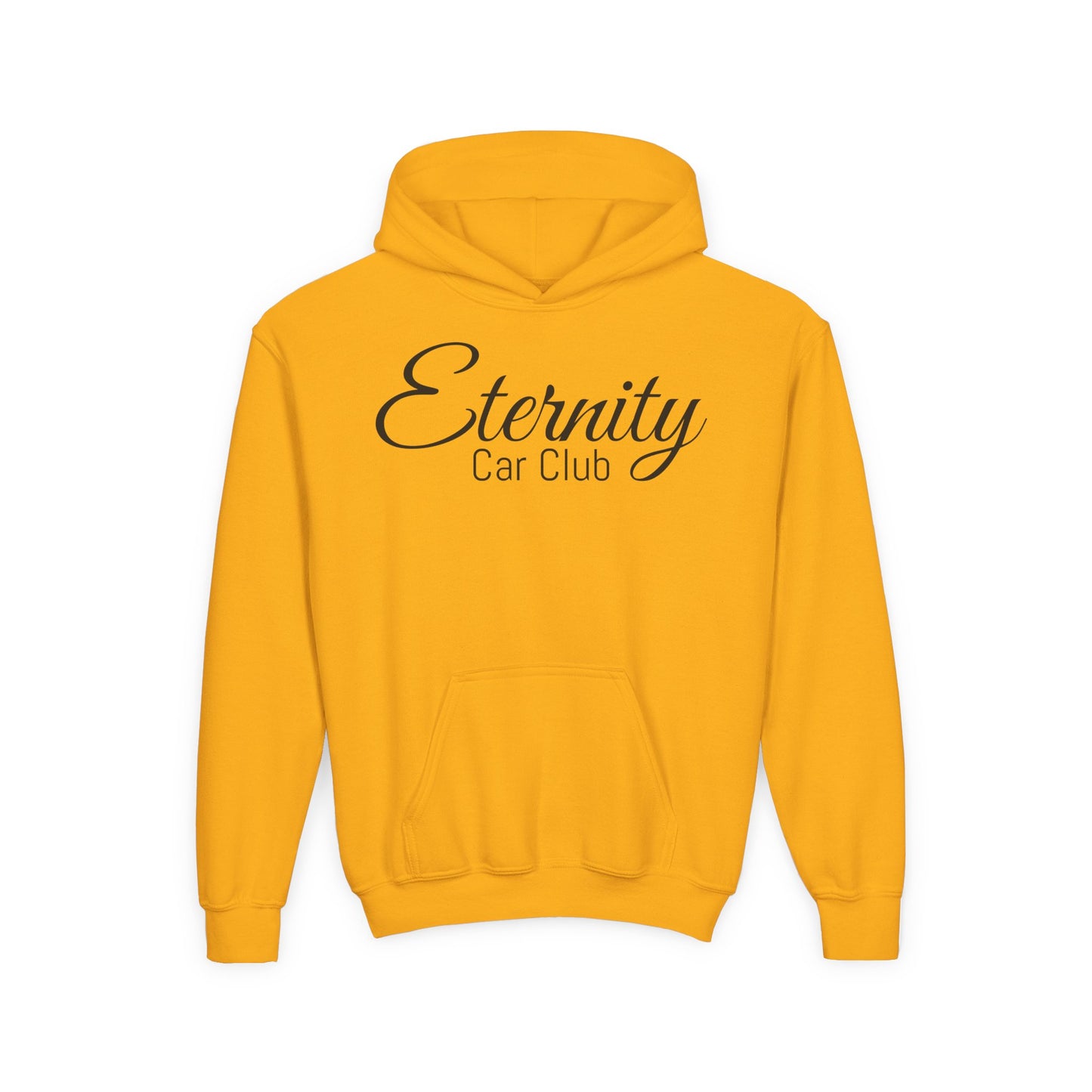 Eternity Car Club Youth Hoodie, Cool Teen Sweatshirt, Unisex Pullover, Birthday Gift, Car Enthusiast Apparel