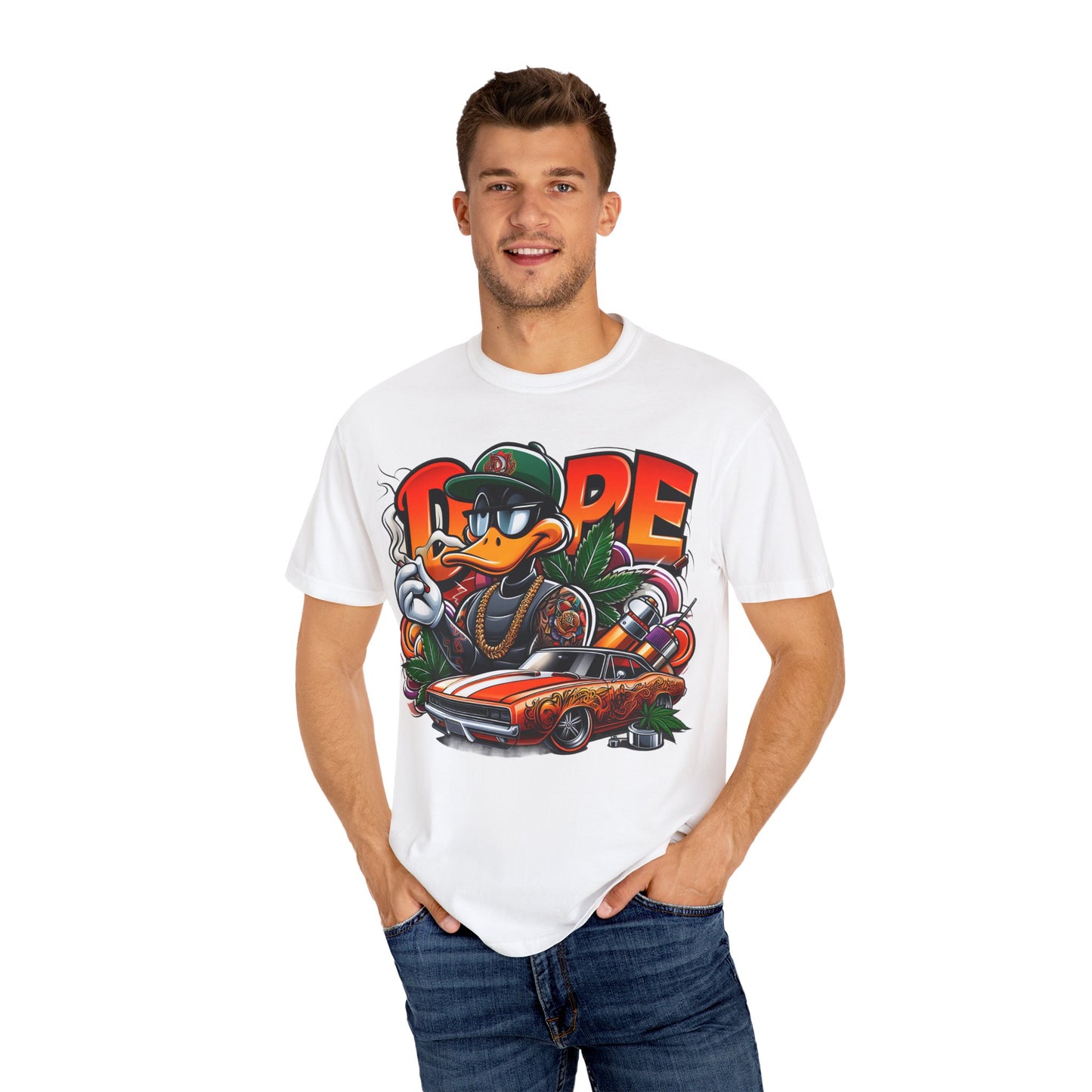 Cool Graphic T-Shirt, Streetwear Style, Urban Fashion, Unisex Tee, Casual Wear, Gift for Car Lovers, Hip-Hop Vibe, 420, Cannabis