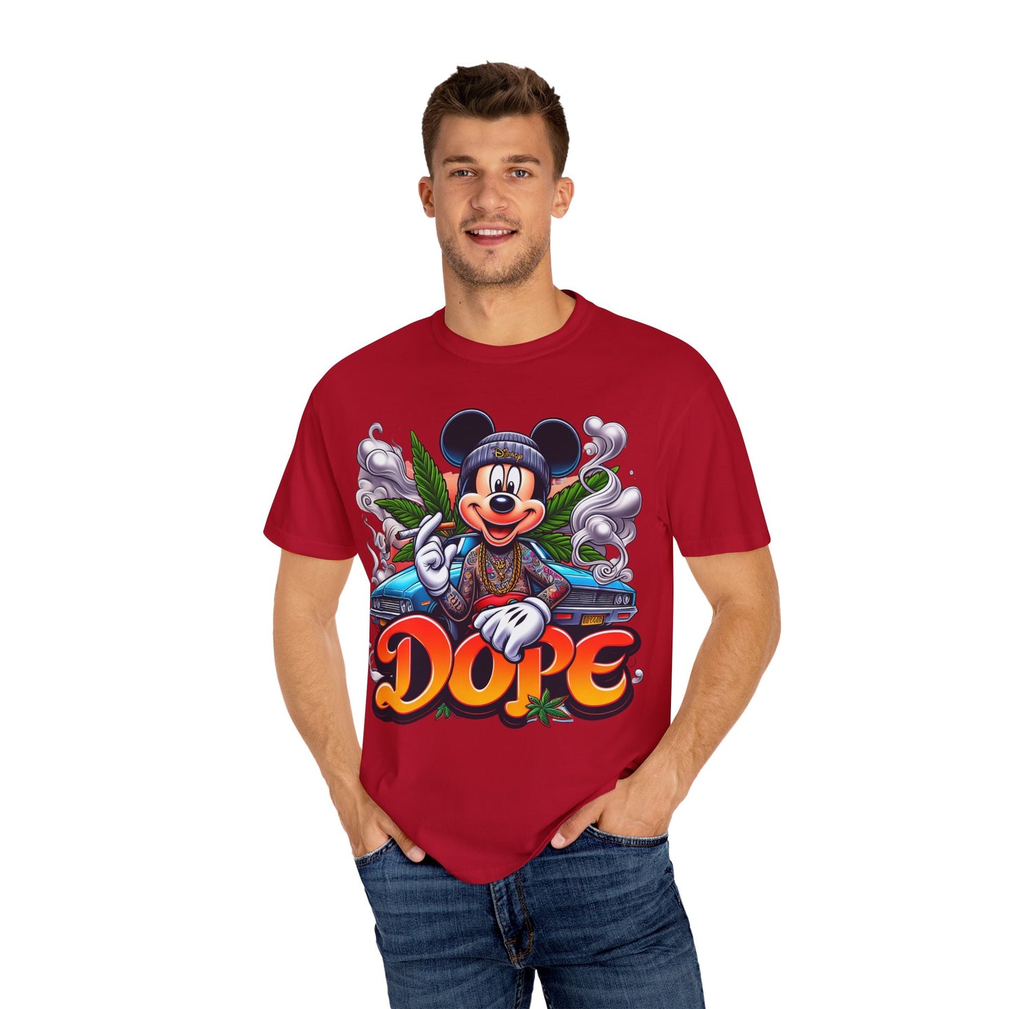 Dope Vibes Unisex Garment-Dyed T-shirt | Streetwear, Gift for Him, Urban Style, Graphic Tee, Fun Apparel, Cannabis, 420