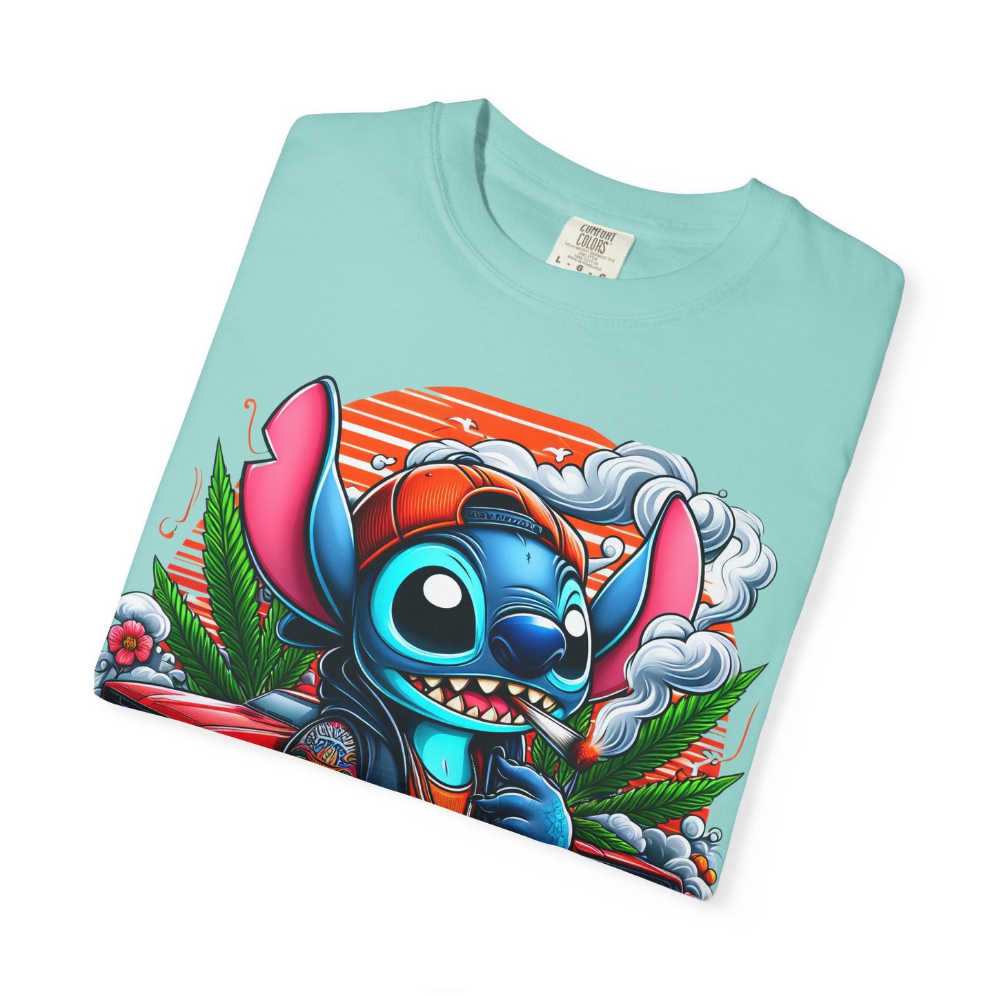 Dope Illustrated Unisex Garment-Dyed T-Shirt | Trendy Streetwear, Casual Style, Summer Fashion,