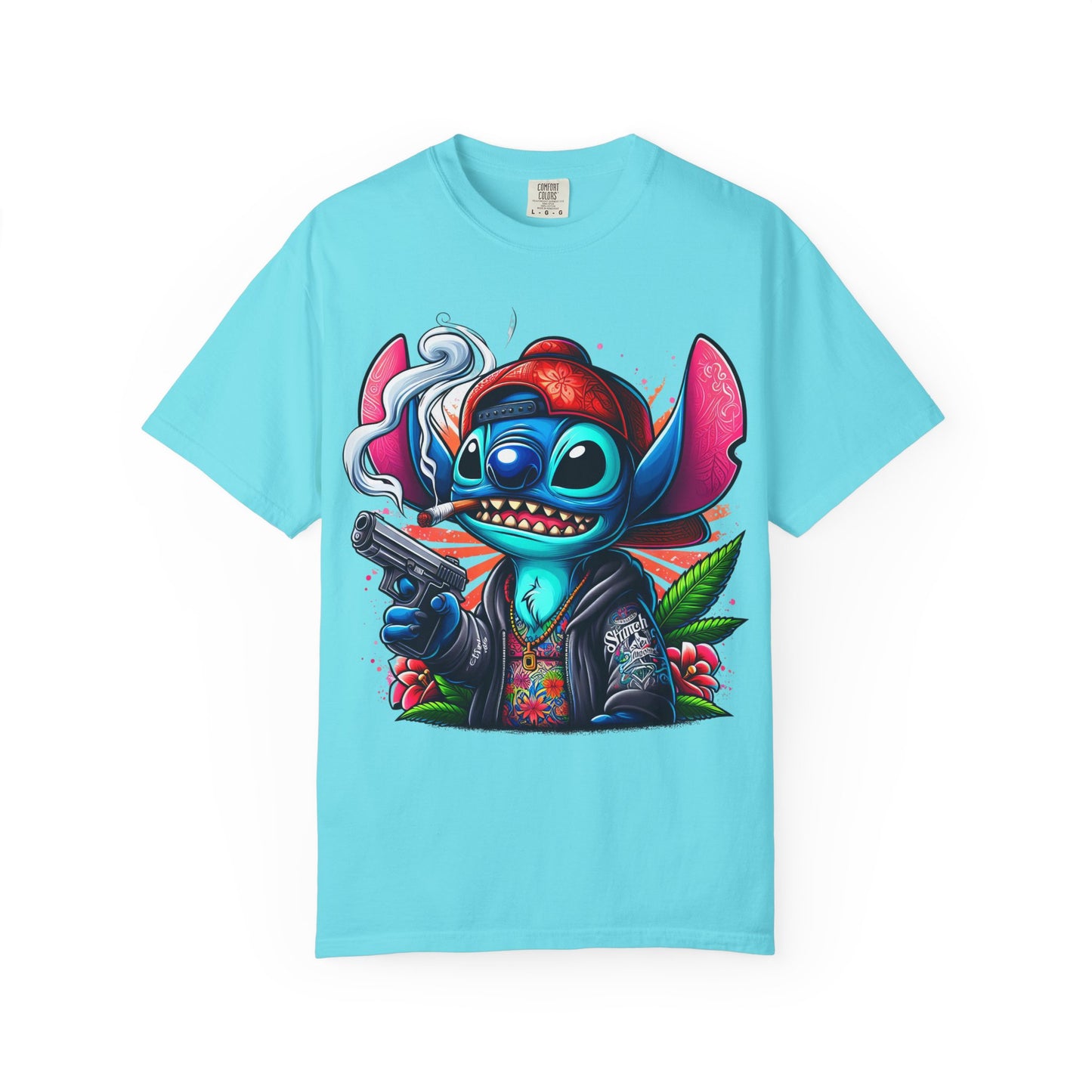 Vibrant Cartoon Graphic Tee, Unisex T-shirt, Casual Wear, Streetwear Style, Summer Fashion, Gift for Friends, Cannabis, 420