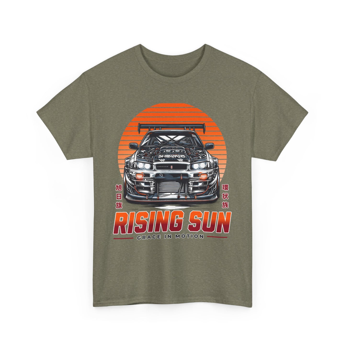 Graphic Tee - Rising Sun Nissan GTR Godzilla JDM Design