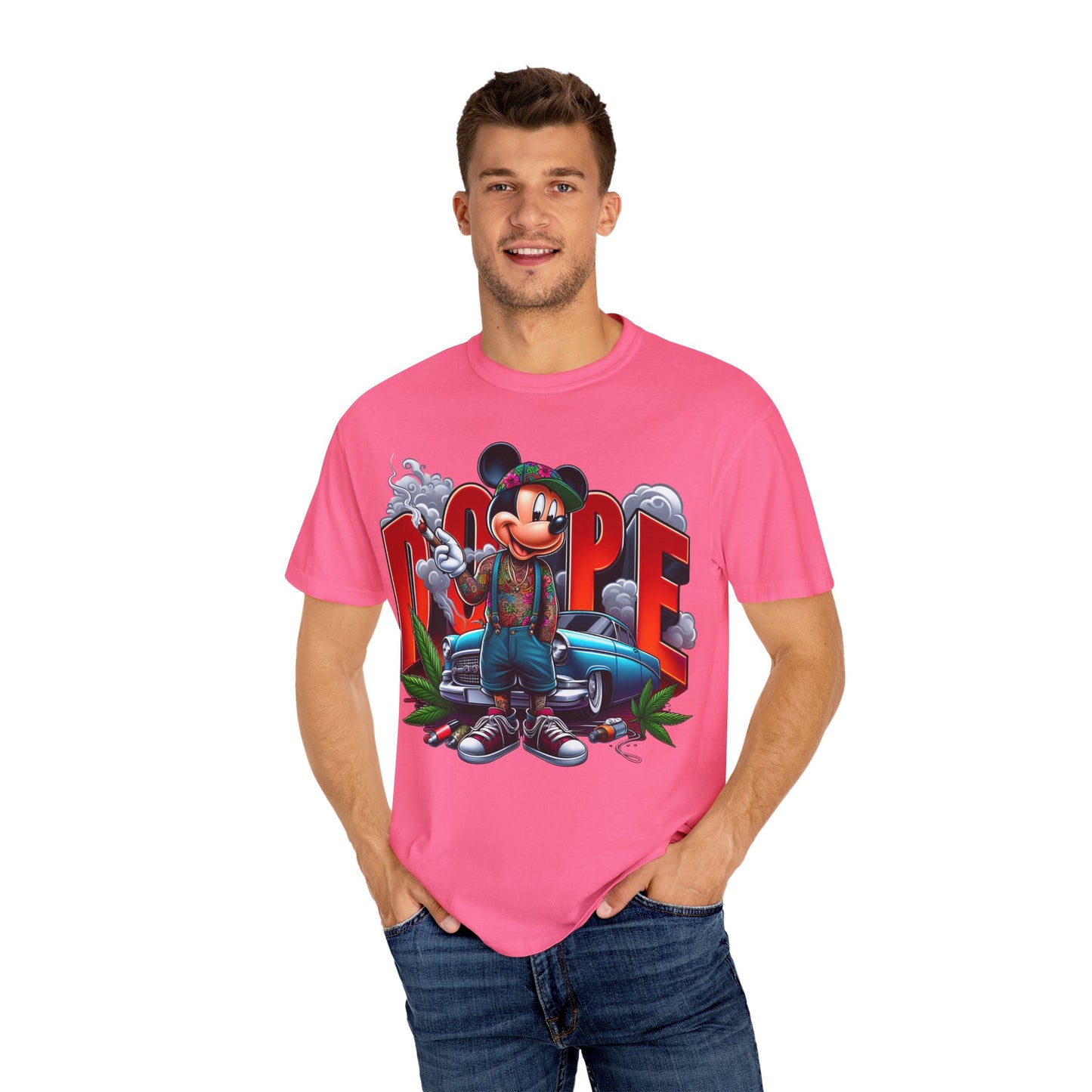 Cool Graphic T-Shirt, Streetwear Tee, Vintage Style Shirt, Gift for Him, Cartoon Art T-Shirt, Casual Wear, Unisex Fashion, 420, Cannabis