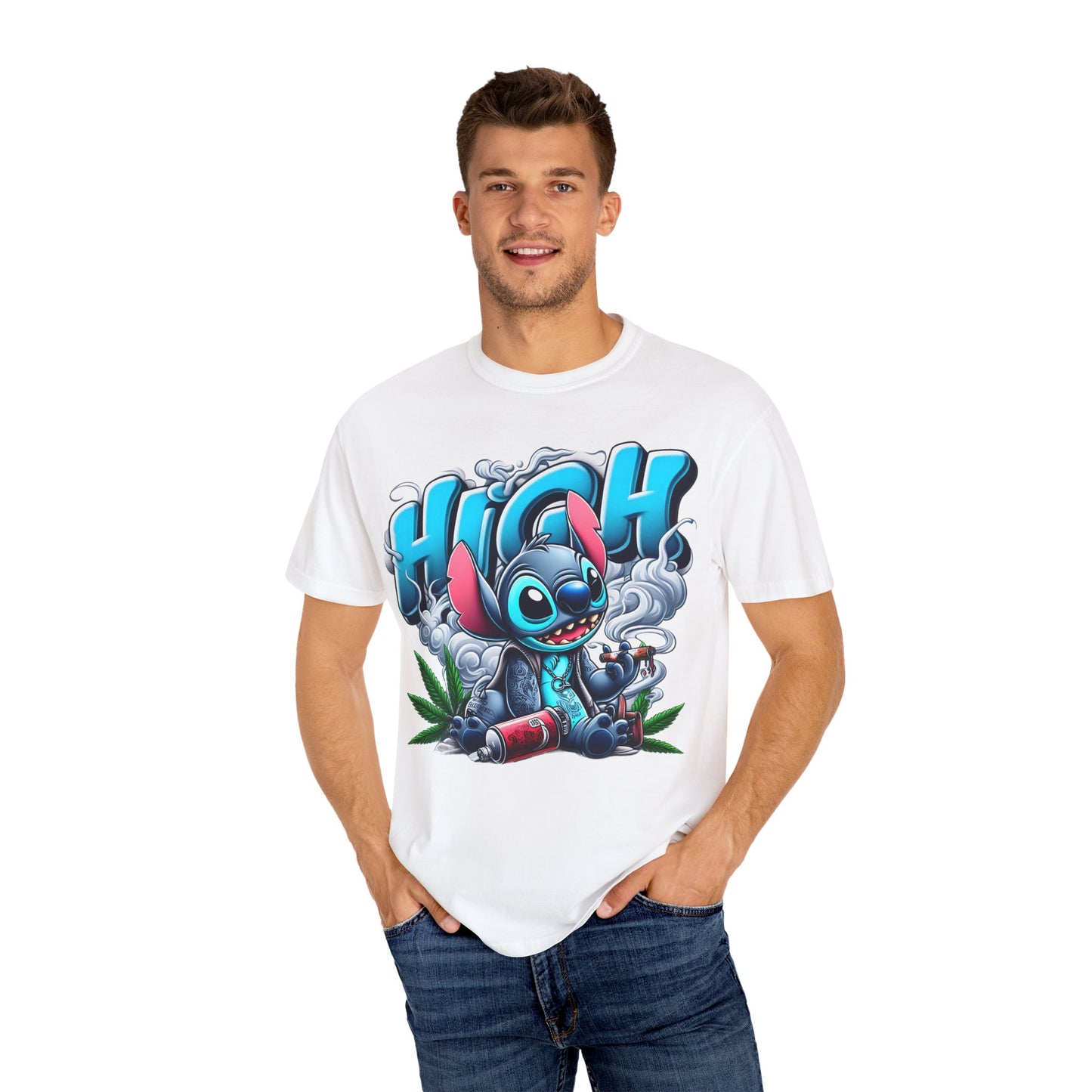 High Vibe Unisex T-Shirt, Chill Graphic Tee, Streetwear, Cannabis Culture, Gift for Stoners, Party Apparel, 420, Cannabis