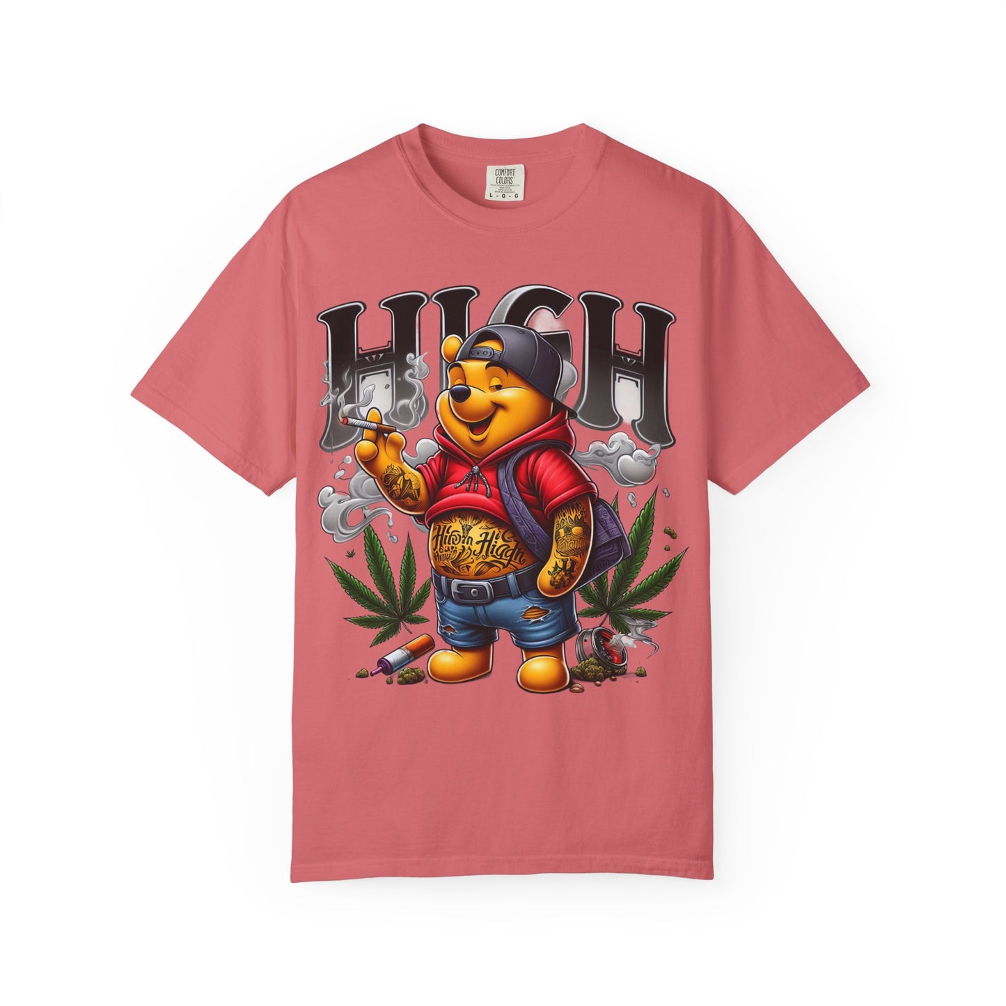 Chill Vibes Unisex T-shirt, High Design, Streetwear Style, Perfect Gift for Cannabis Lovers, Summer Festivals, Everyday Wear, Cannabis, 420