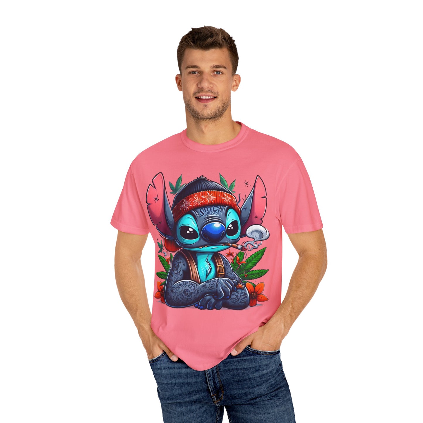 Funky Alien-Inspired Unisex T-Shirt | Casual Wear, Gift for Kids, Vintage Style, Festival Fashion, Graphic Tee, 420, Cannabis