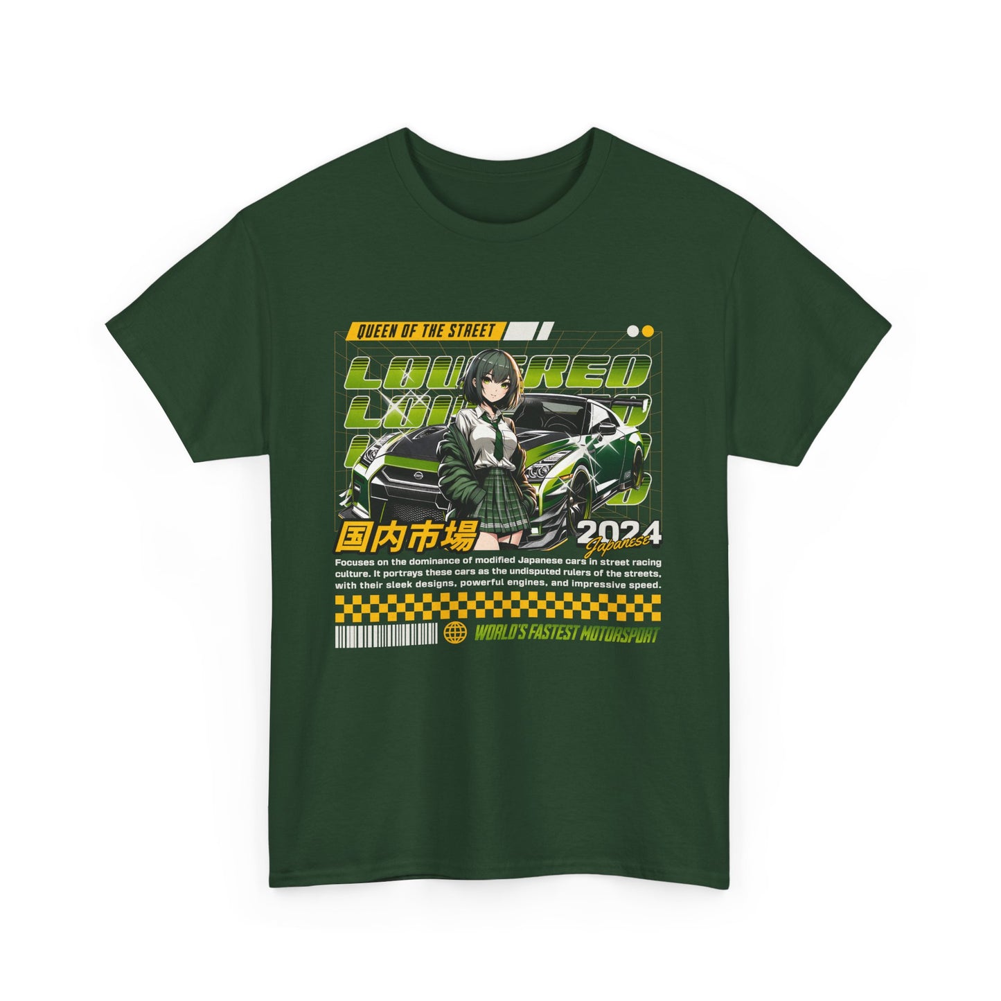 Nissan GTR Anime Graphic Tee - Queen of the Street