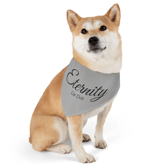 Stylish Pet Bandana Collar - Eternity Car Club Design for Dog Fashion Lovers