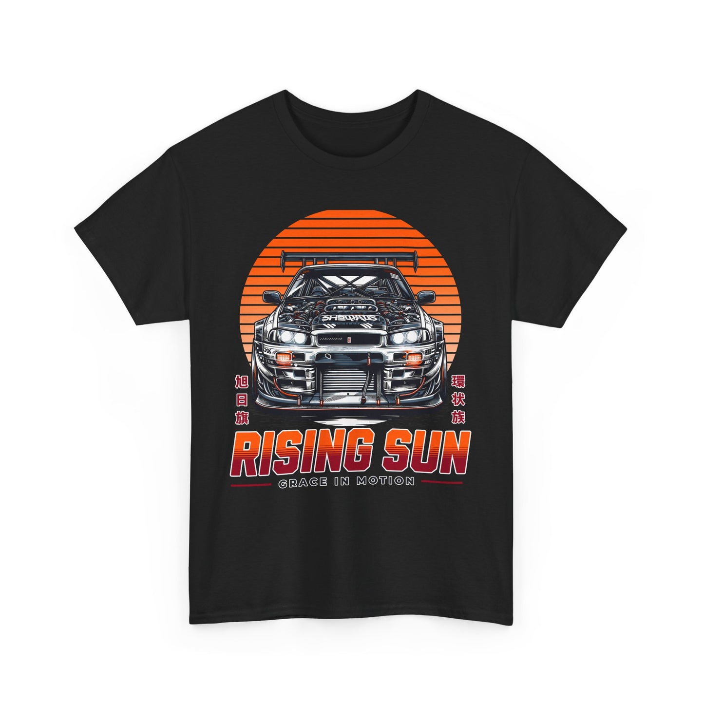 Graphic Tee - Rising Sun Nissan GTR Godzilla JDM Design