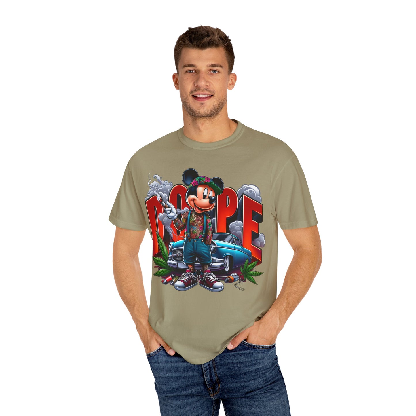 Cool Graphic T-Shirt, Streetwear Tee, Vintage Style Shirt, Gift for Him, Cartoon Art T-Shirt, Casual Wear, Unisex Fashion, 420, Cannabis