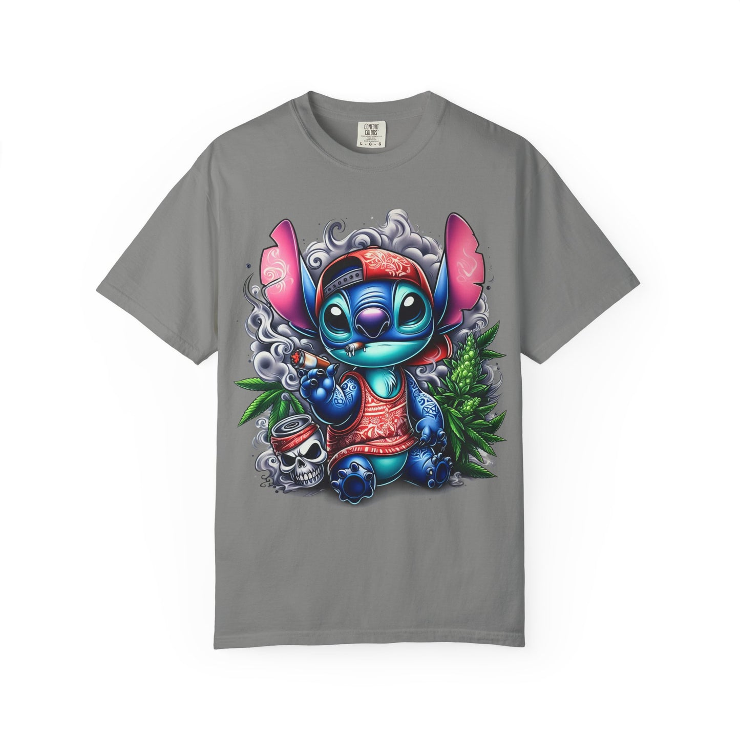 Vibrant Cartoon Character T-shirt, Fun Unisex Tee, Casual Streetwear, Gift for Teens, Summer Wardrobe Essential, Cannabis, 420