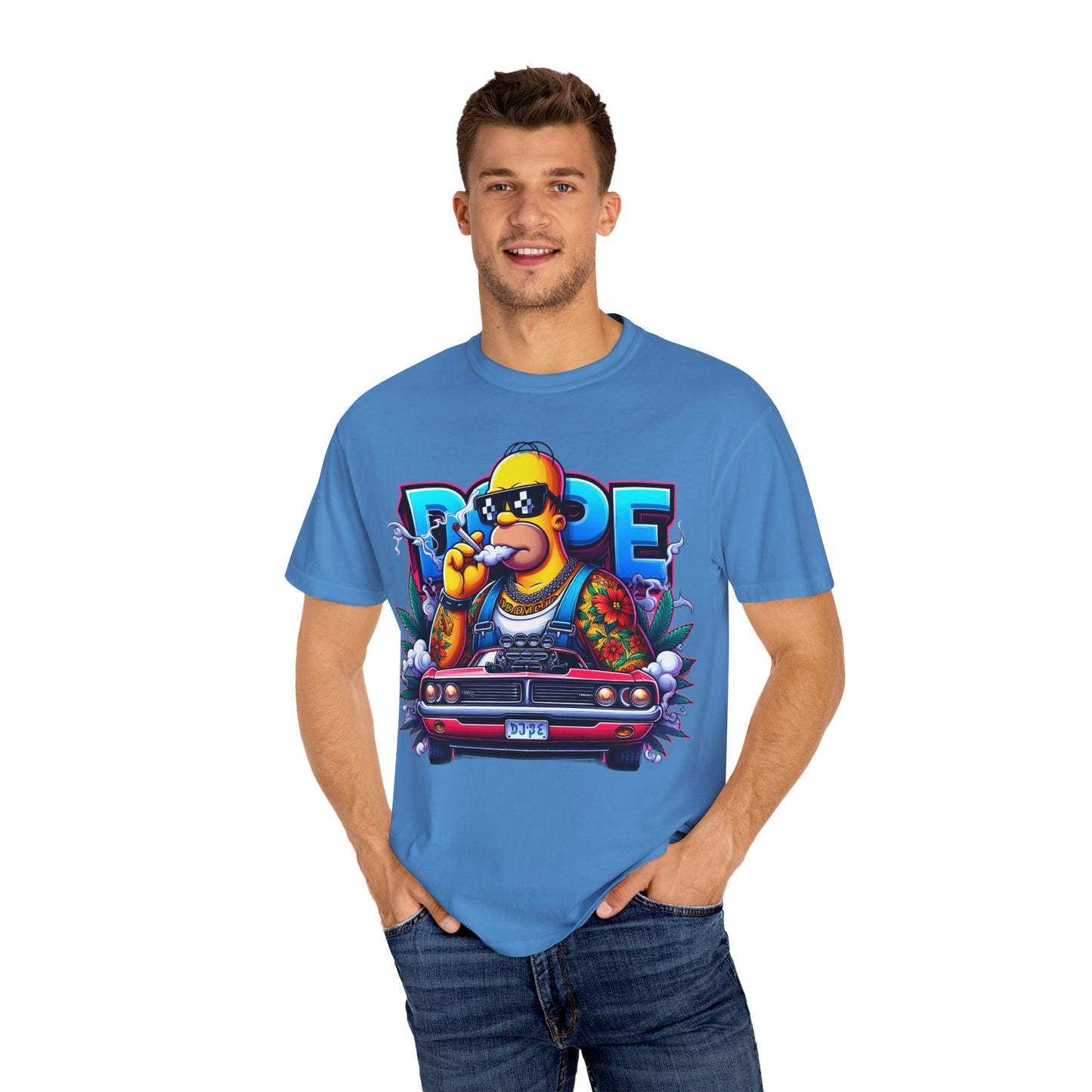 Urban Vibe Graphic Tee - Streetwear, Casual Style, Gift for Him, Retro Animation, Summer Fashion, 420, Cannabis