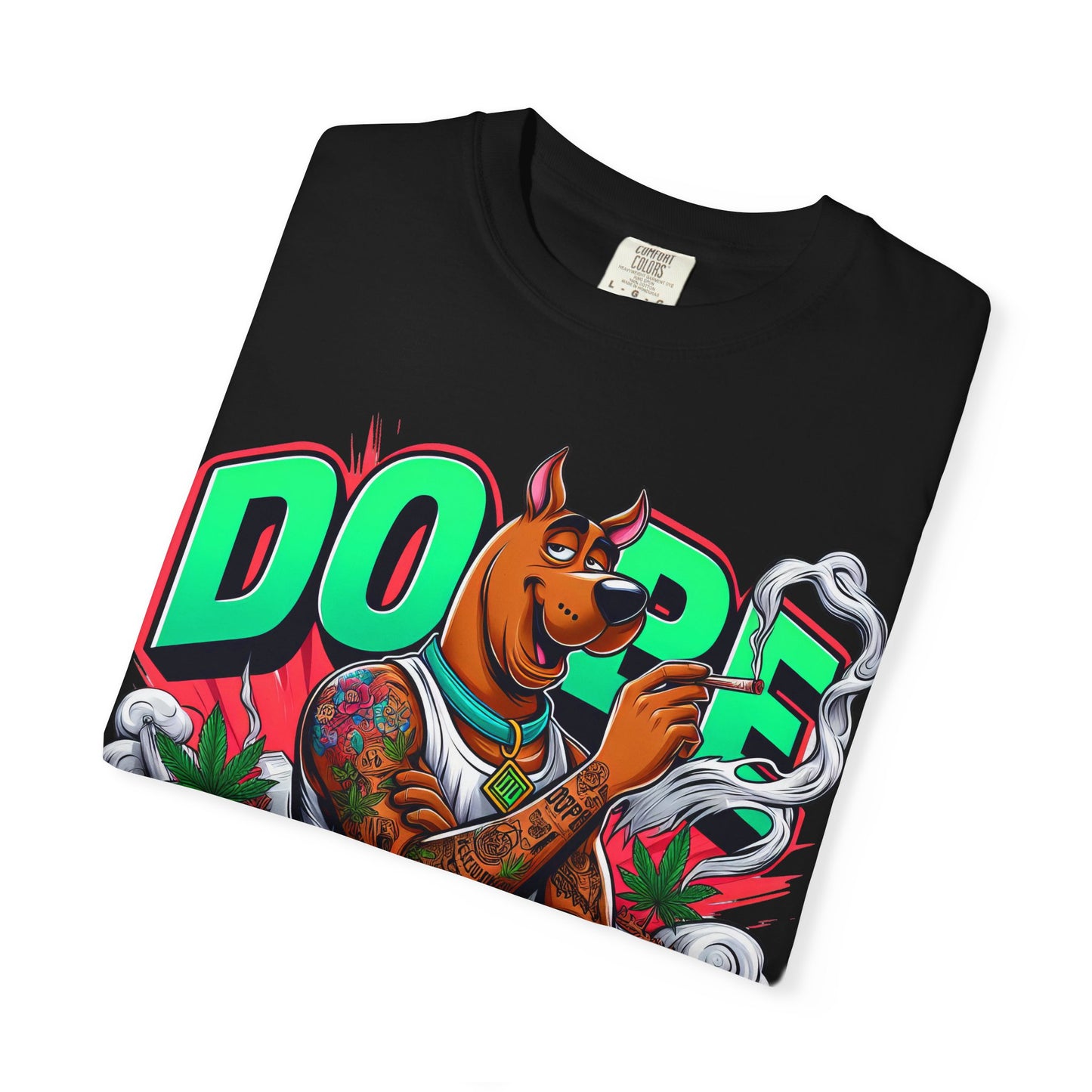 Dope Scooby-Doo Unisex T-Shirt, Cool Graphic Tee, Streetwear Shirt, Gift for Dog Lovers, Retro T-Shirt, 420, Cannabis