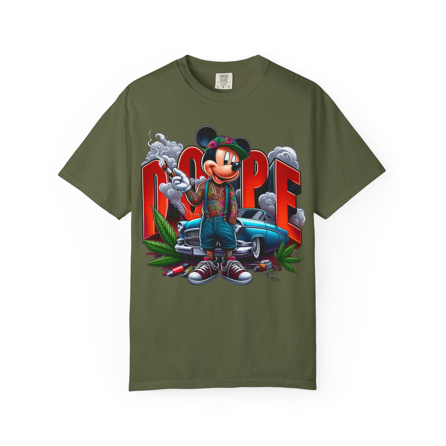 Cool Graphic T-Shirt, Streetwear Tee, Vintage Style Shirt, Gift for Him, Cartoon Art T-Shirt, Casual Wear, Unisex Fashion, 420, Cannabis