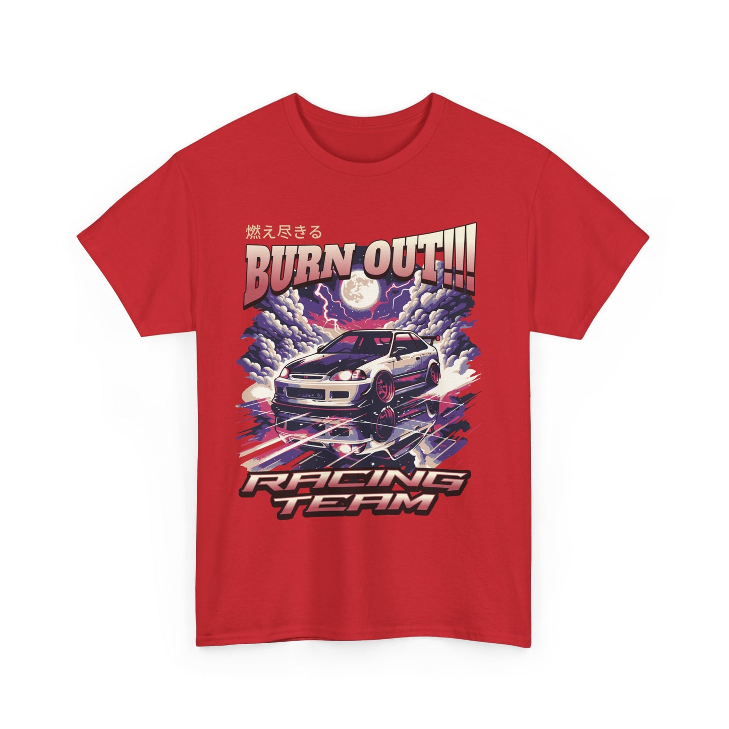 JDM Graphic Tee - Burn Out Racing