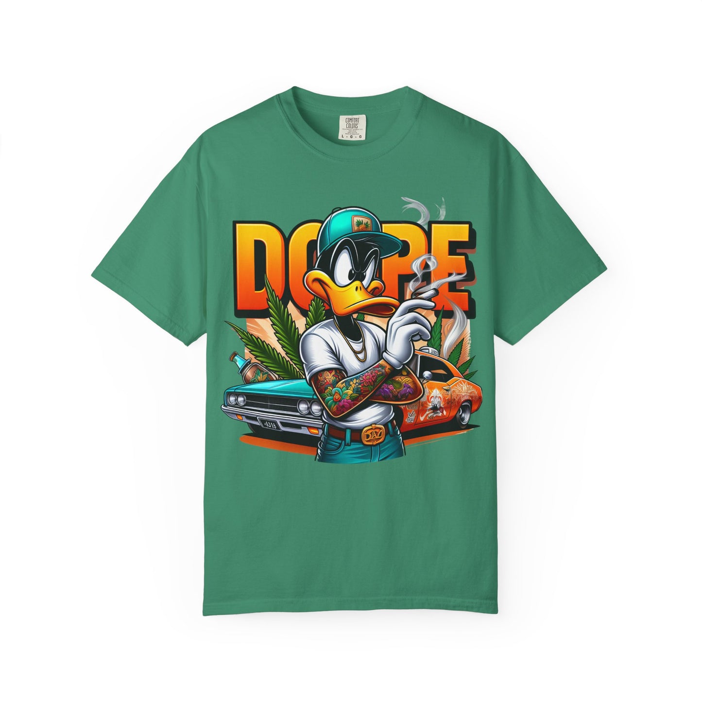 Dope Vibe Unisex Garment-Dyed T-Shirt | Streetwear Fashion, Casual Style, Hip Hop Merch, Graphic Tee, Cool Gift, Cannabis, 420