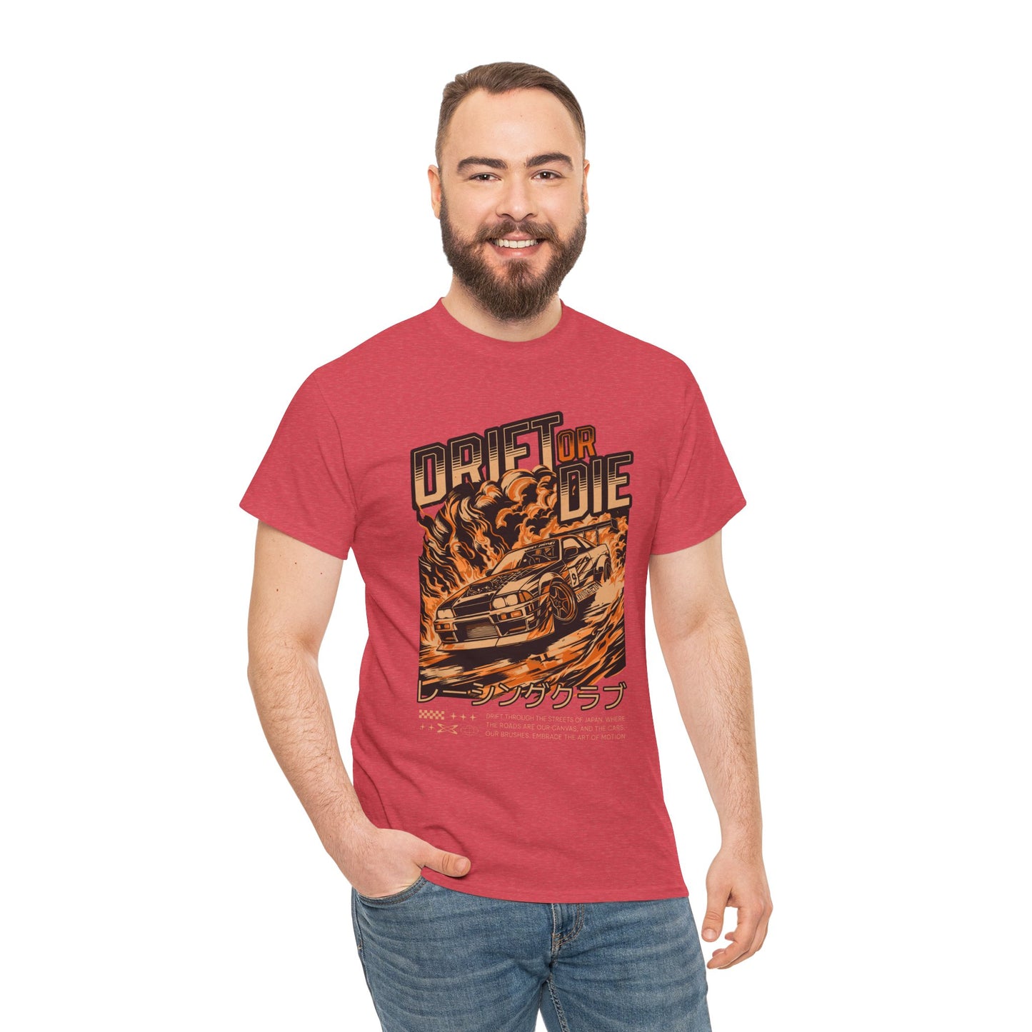 JDM Tee - Unisex Heavy Cotton Tshirt - Drift or Die