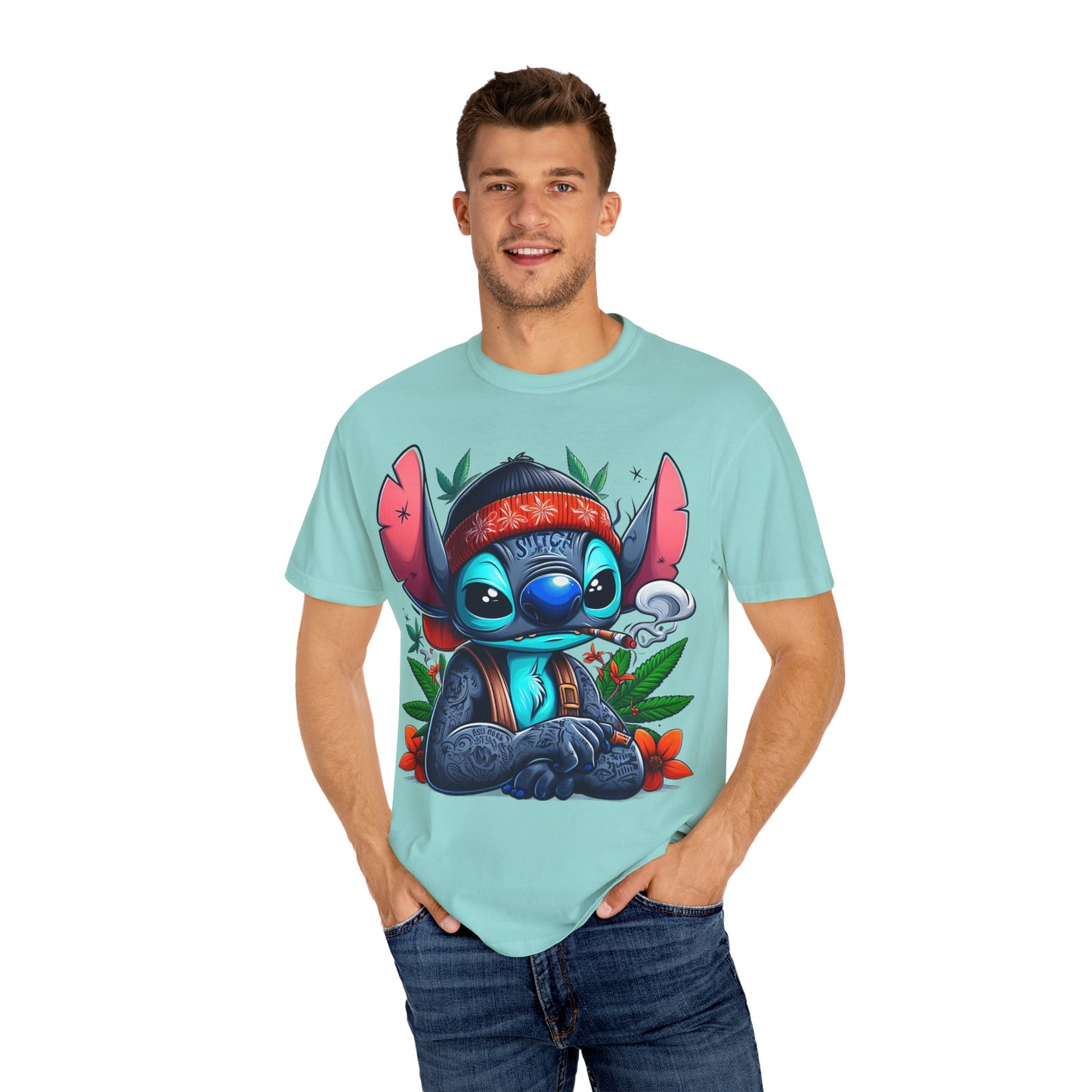 Funky Alien-Inspired Unisex T-Shirt | Casual Wear, Gift for Kids, Vintage Style, Festival Fashion, Graphic Tee, 420, Cannabis