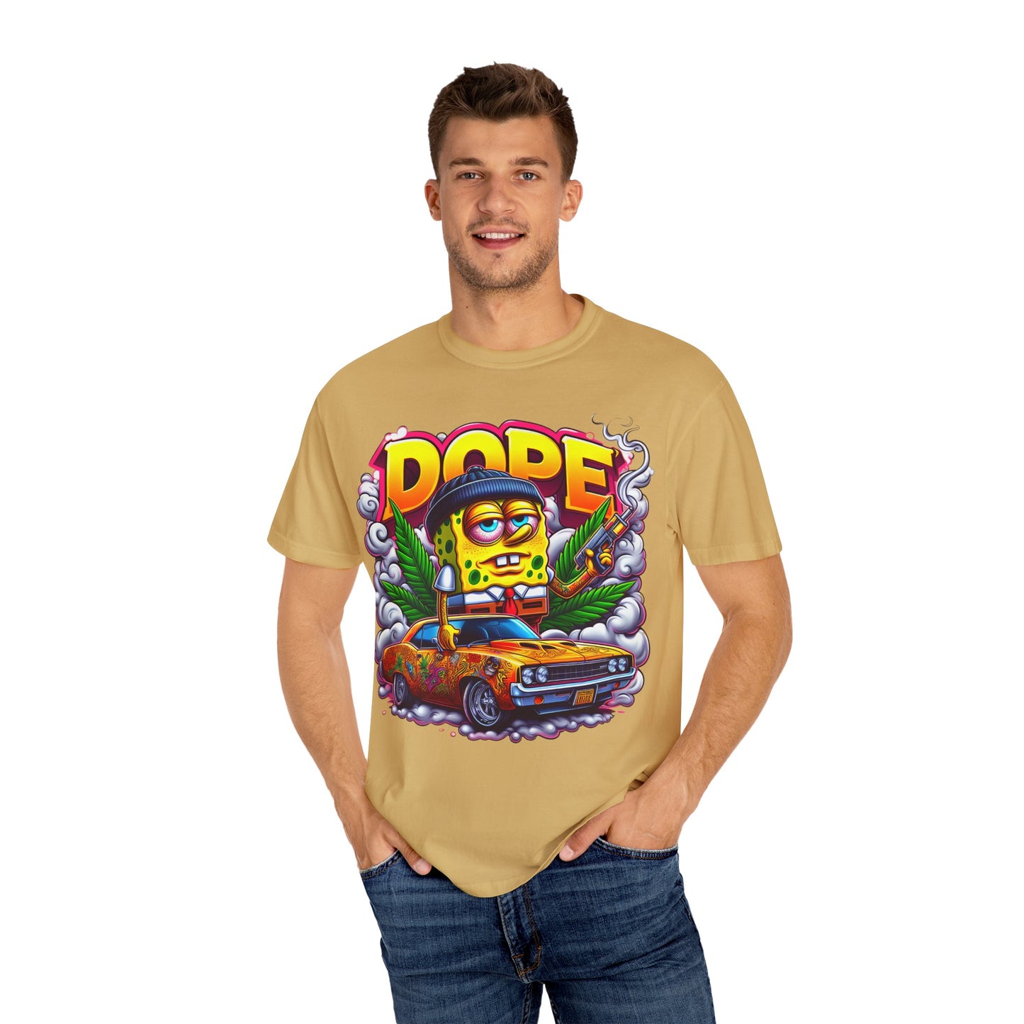 Vibrant Graphic Tee: Funky Cartoon T-Shirt, Unisex Fashion, Casual Wear, Gift for Friends, Streetwear Style, Cool Graphic Tee, 420, Cannabis