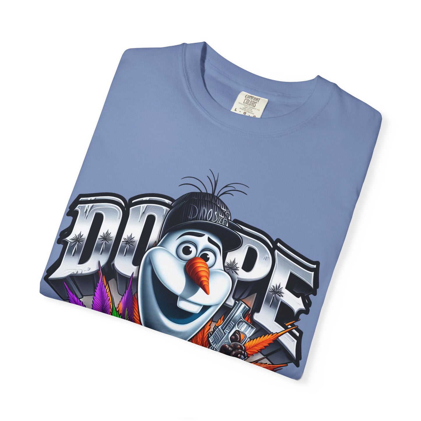 Dope Character Graphic Tee, Unisex T-Shirt for Casual Wear, Perfect Gift for Car Lovers, Cartoon Fan Apparel, Unique Statement Piece, 420, Cannabis
