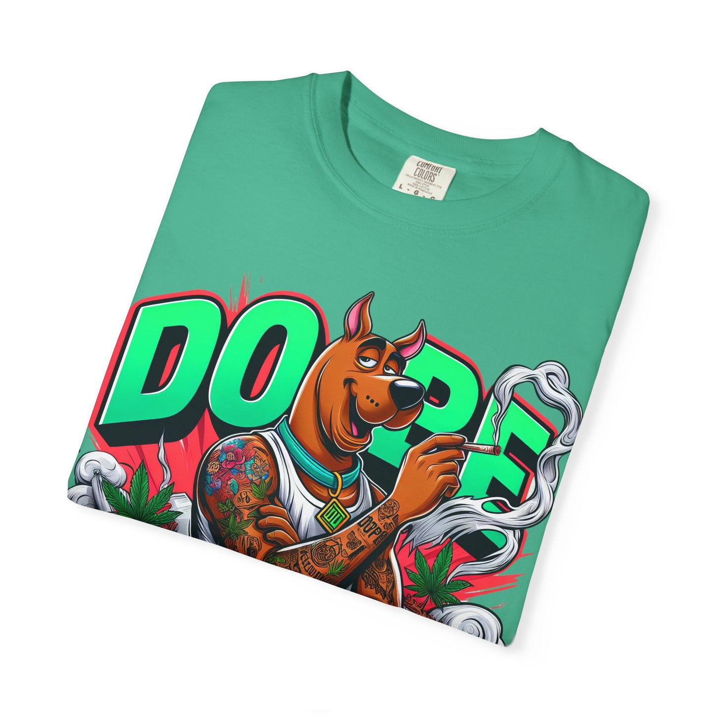 Dope Scooby-Doo Unisex T-Shirt, Cool Graphic Tee, Streetwear Shirt, Gift for Dog Lovers, Retro T-Shirt, 420, Cannabis