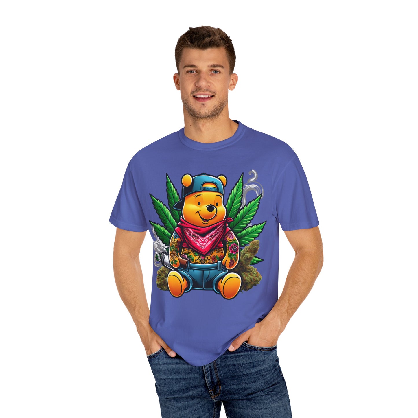 Chill Vibes Graphic Tee - Cartoon Character T-Shirt, Streetwear Style, Cool Gift for Cannabis Lovers, Relaxed Fit T-shirt, 420, Cannabis