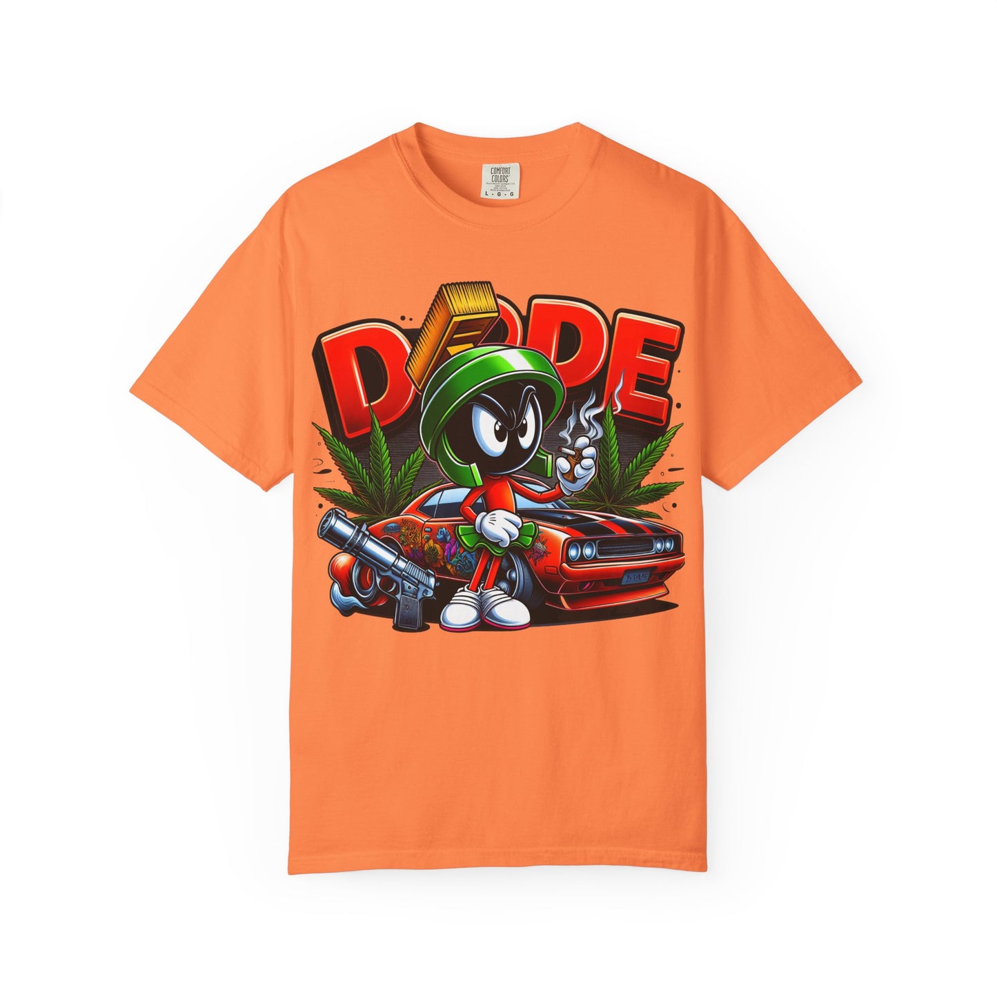Dope Vibe Unisex Tee, Streetwear Graphic T-shirt, Cool Cartoon Shirt, Gift for Car Lovers, Retro Style Apparel. 420, Cannabis
