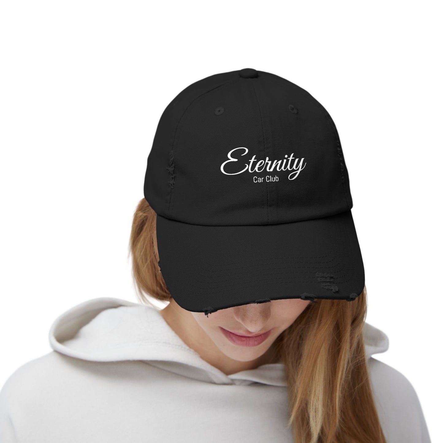 Unisex Distressed Cap - Eternity Casual Style Hat