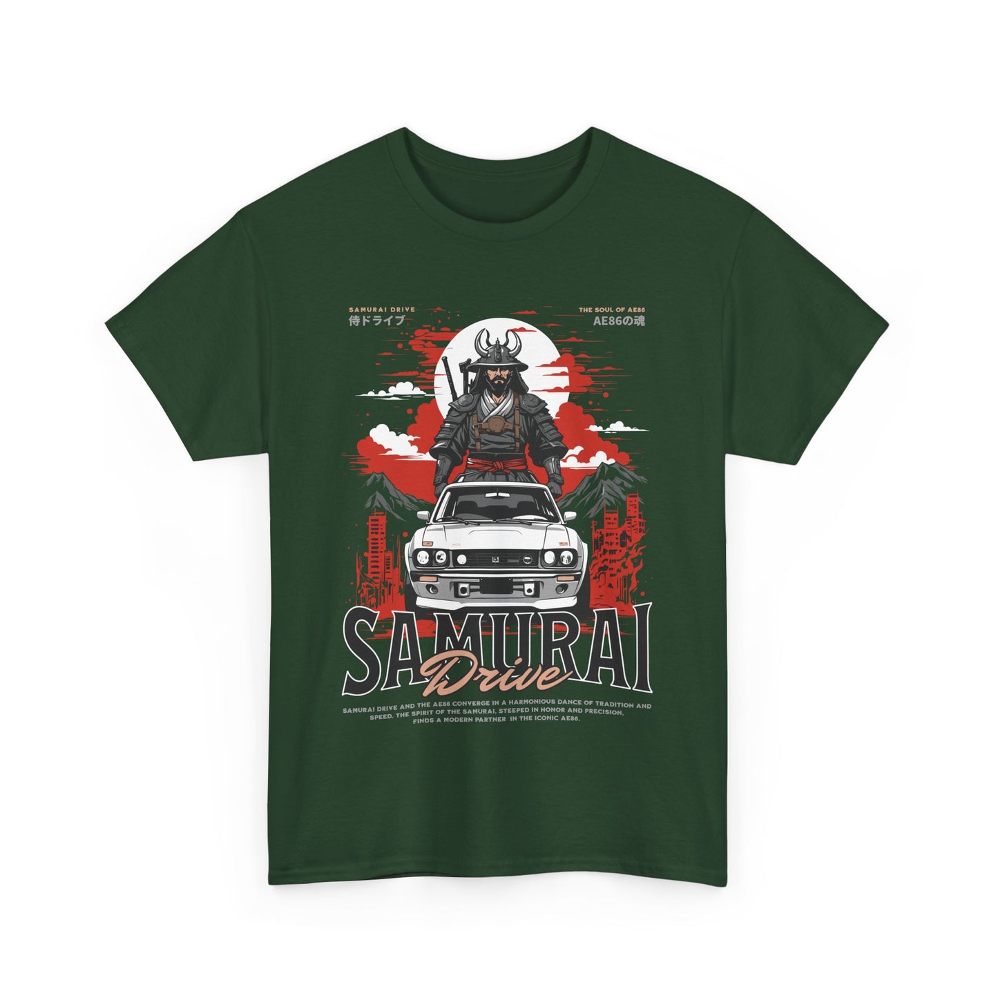 Samurai Graphic T-Shirt - JDM Style - Toyota AE86