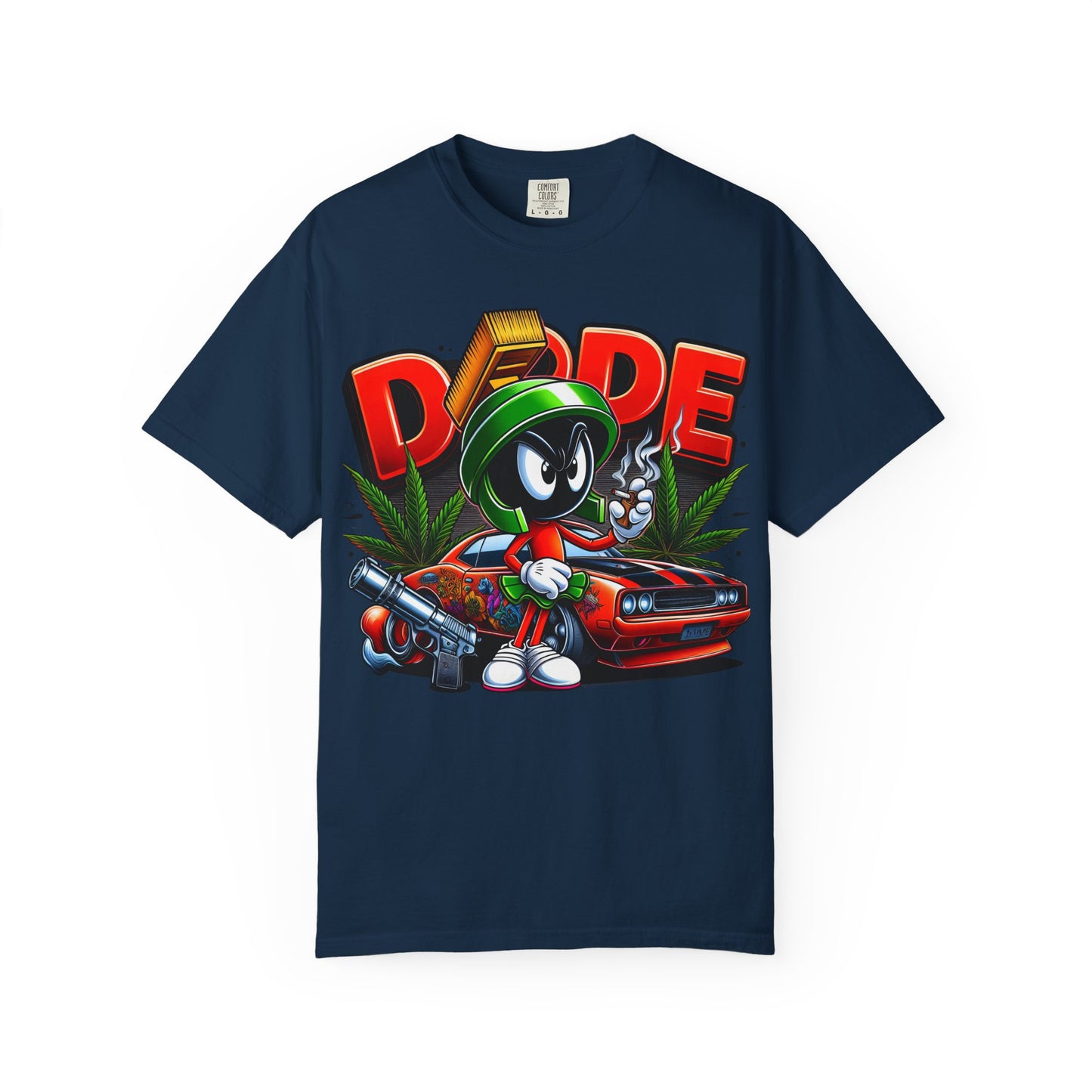 Dope Vibe Unisex Tee, Streetwear Graphic T-shirt, Cool Cartoon Shirt, Gift for Car Lovers, Retro Style Apparel. 420, Cannabis