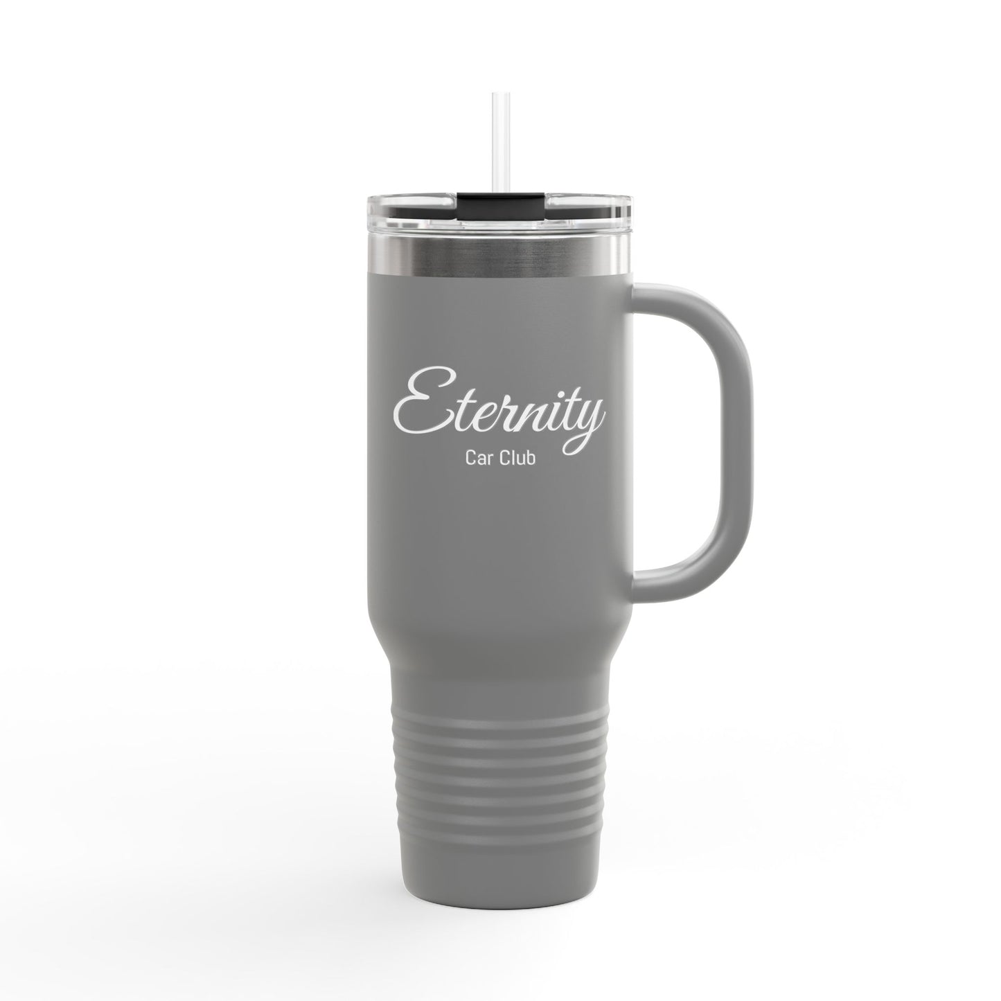 Eternity Car Club Insulated Travel Mug - 40oz Coffee To-Go Cup with Straw