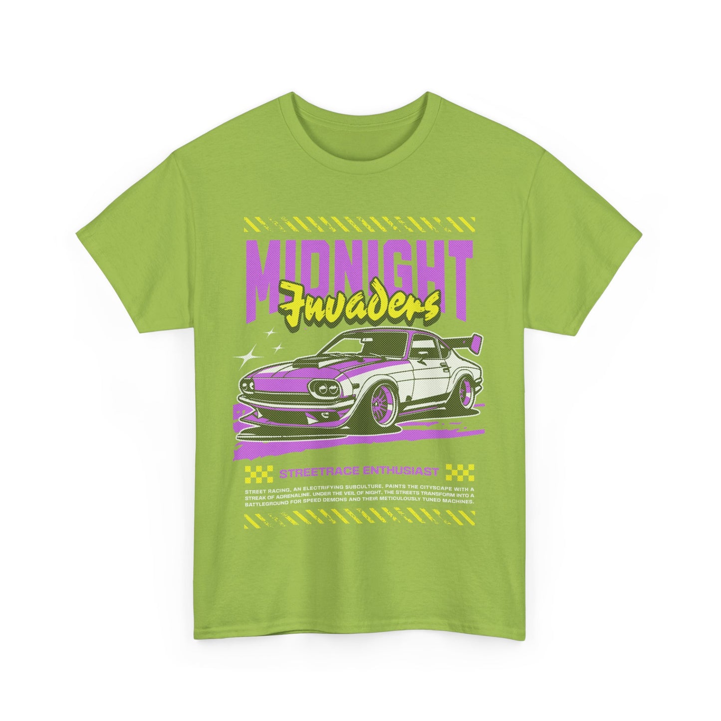 Retro Car Graphic Tee, Midnight Cruisers T-Shirt, Gift for Car Lovers, 90s Apparel, Car Show Fashion