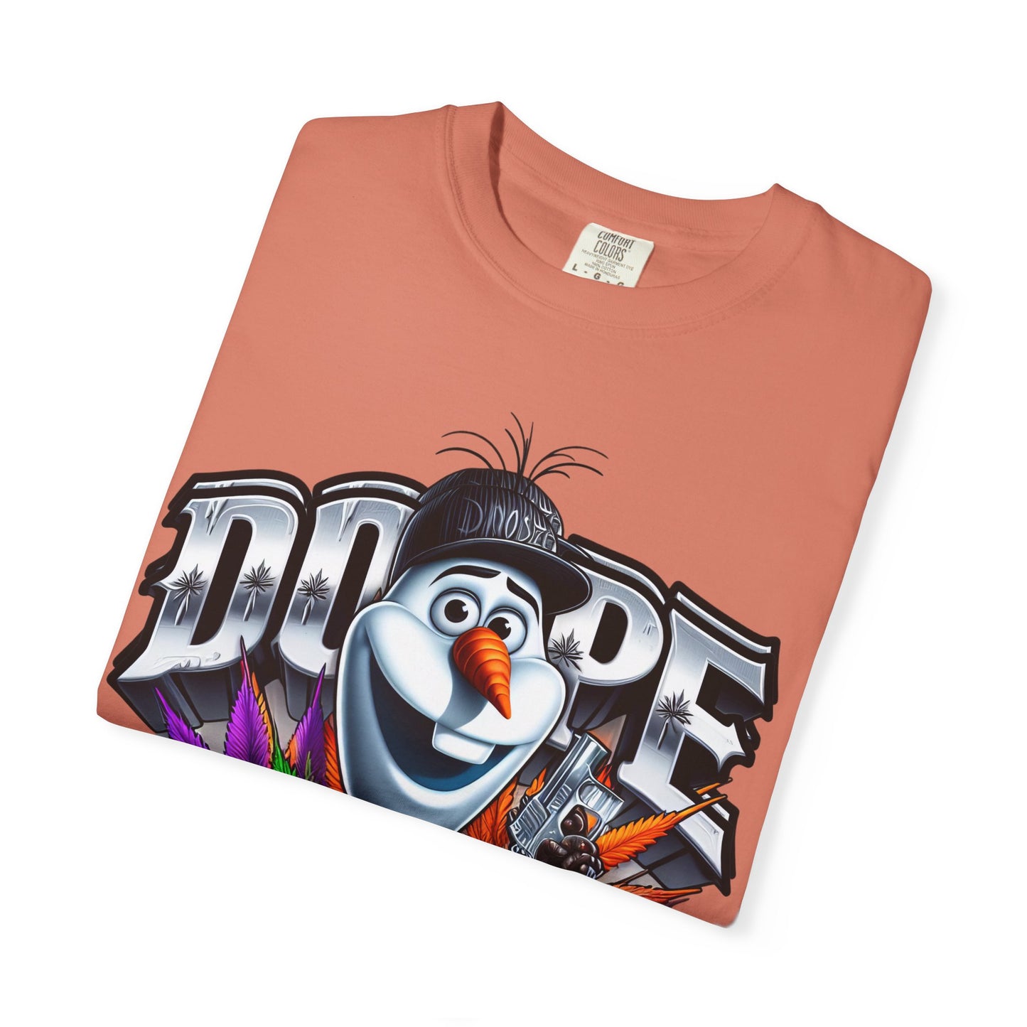 Dope Character Graphic Tee, Unisex T-Shirt for Casual Wear, Perfect Gift for Car Lovers, Cartoon Fan Apparel, Unique Statement Piece, 420, Cannabis