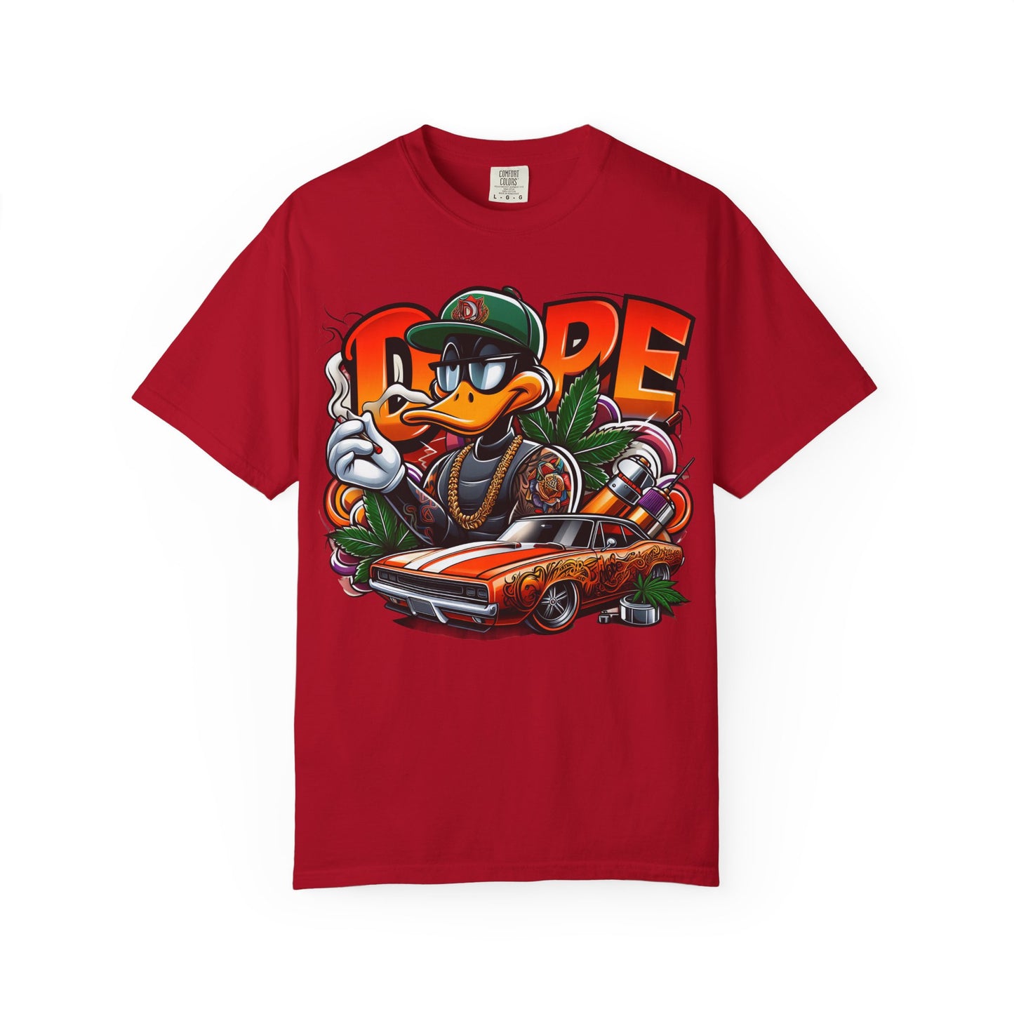 Cool Graphic T-Shirt, Streetwear Style, Urban Fashion, Unisex Tee, Casual Wear, Gift for Car Lovers, Hip-Hop Vibe, 420, Cannabis