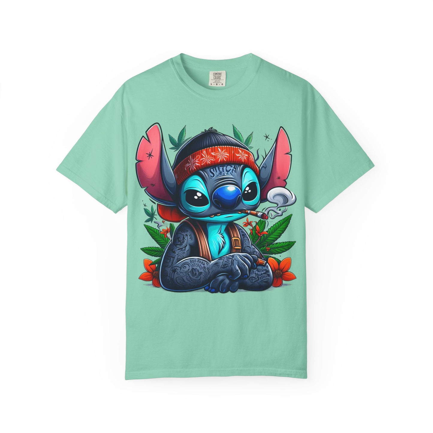 Funky Alien-Inspired Unisex T-Shirt | Casual Wear, Gift for Kids, Vintage Style, Festival Fashion, Graphic Tee, 420, Cannabis