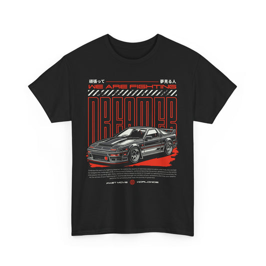 Retro Dreamer Car Tee -  80s Nostalgia Apparel