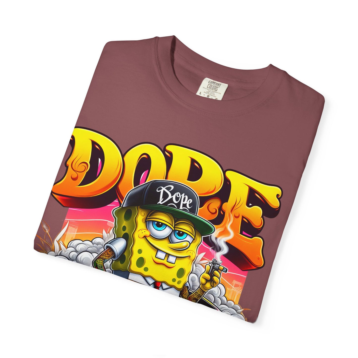 Dope SpongeBob Unisex T-shirt | Streetwear, Casual Wear, Graphic Tee, 420, Cannabis